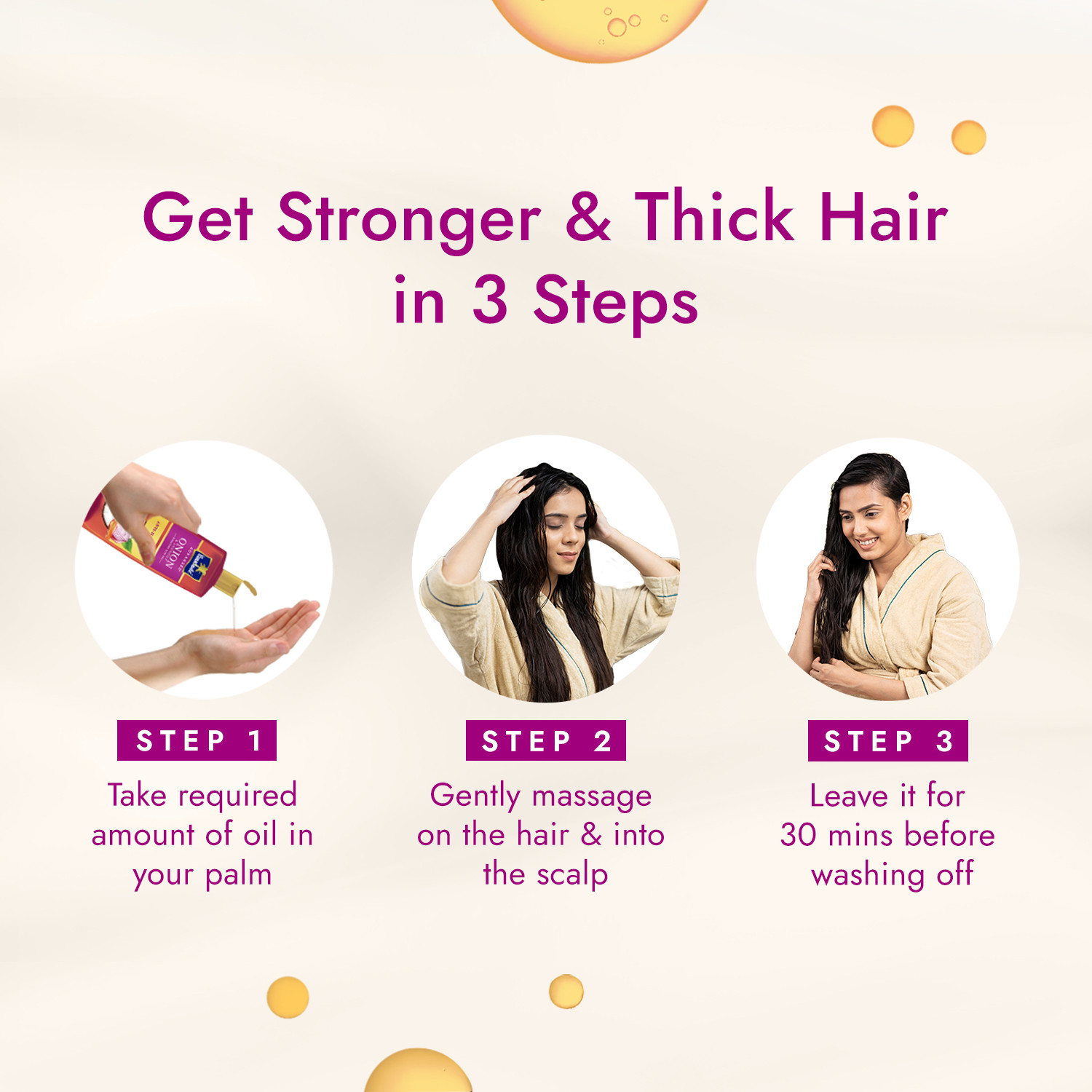 Image of Parachute Advansed Onion enriched coconut hair Oil Hair Oil