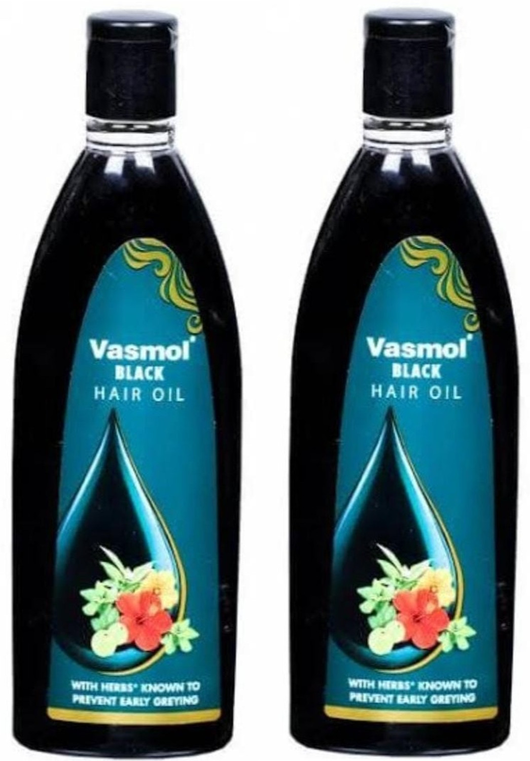 Image of VASMOL black hair oil 100ml pak of 2 Hair Oil