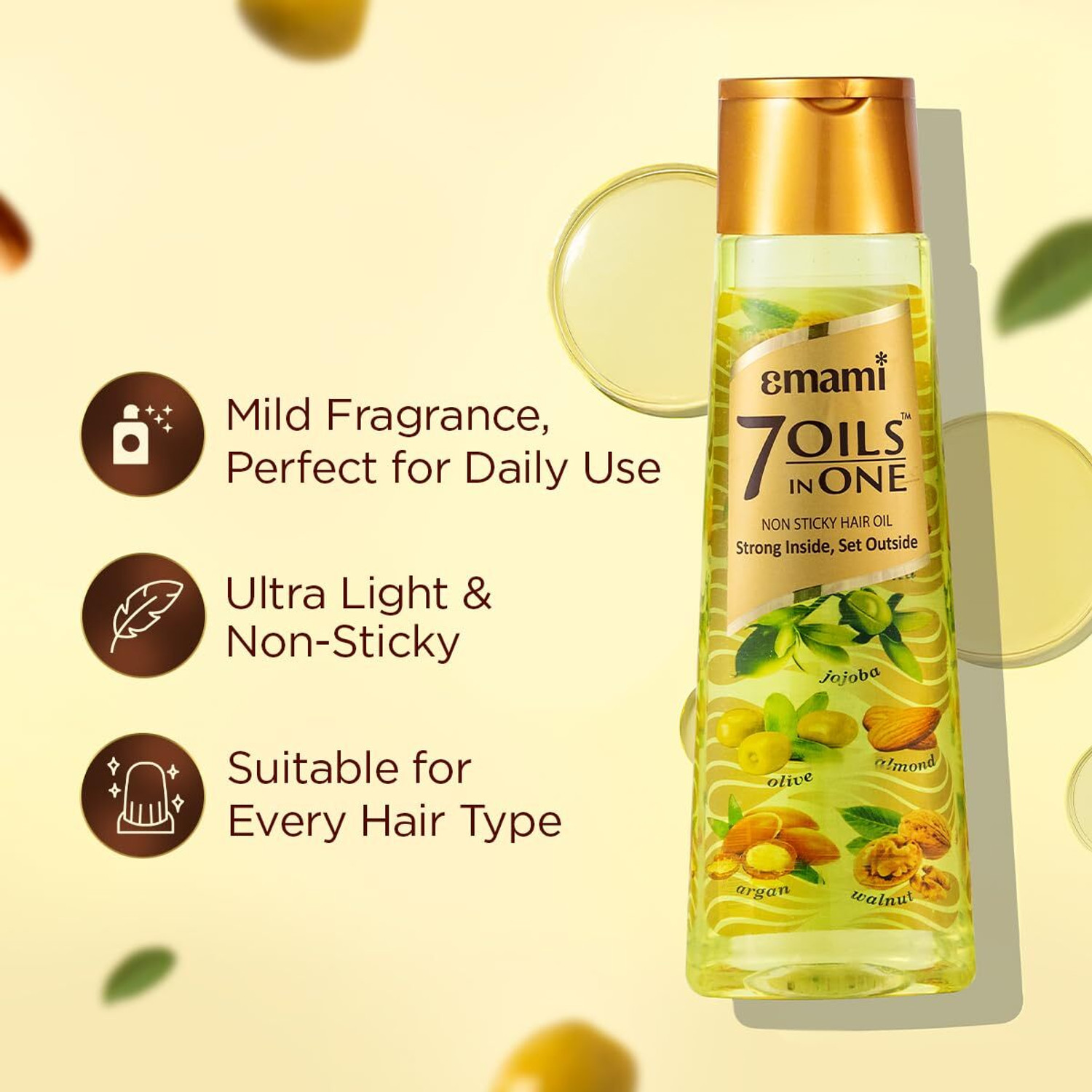 Image of EMAMI 7 Oils In One Damage Control Hair Oil - Pack Of 2 (500ml) Hair Oil
