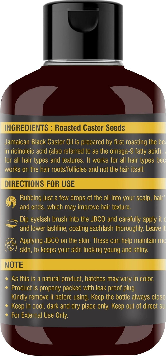 Image of Holy Natural Organic Cold Pressed Jamaican black Castor Hair Oil