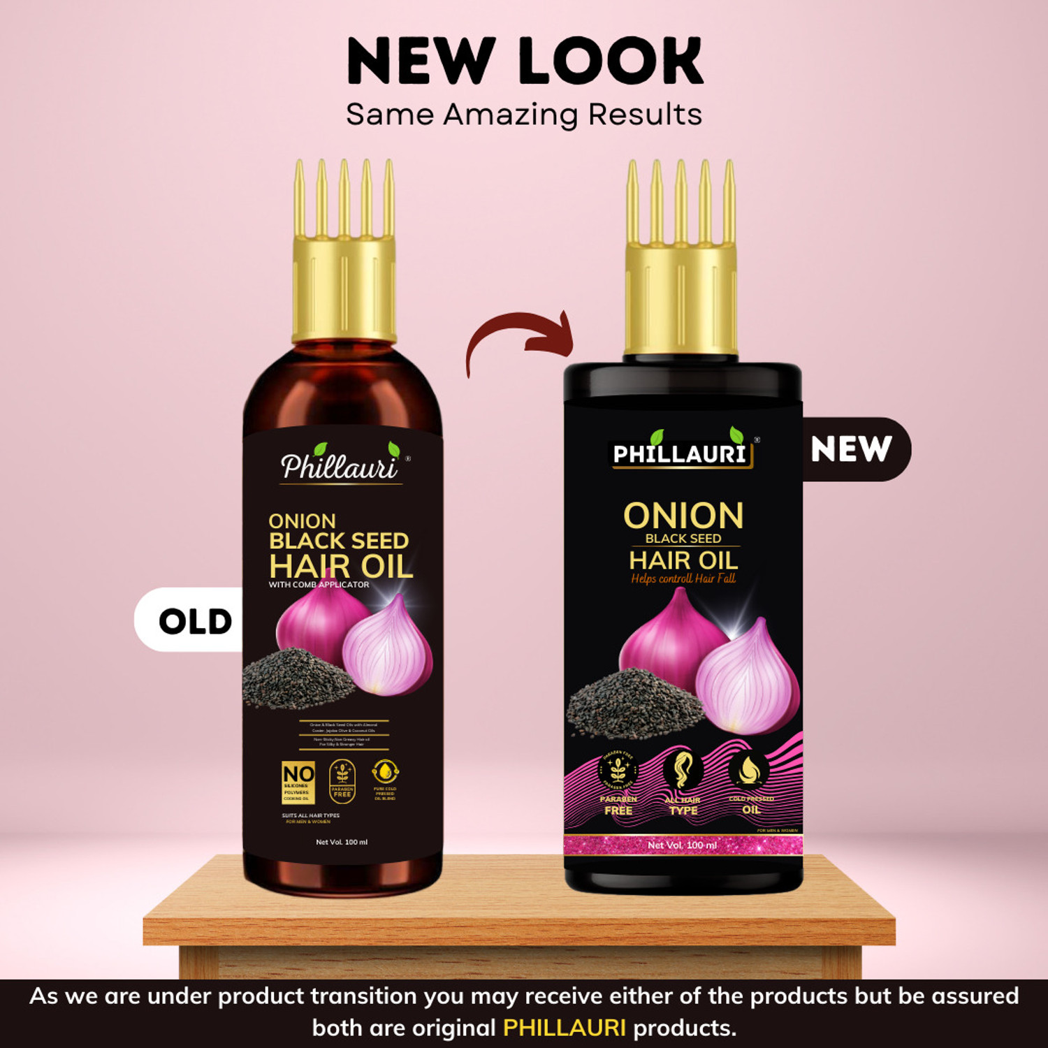 Image of Phillauri Black Seed Hair Oil Strengthen, and Restore Your Hair with Our Unique Formula Hair Oil