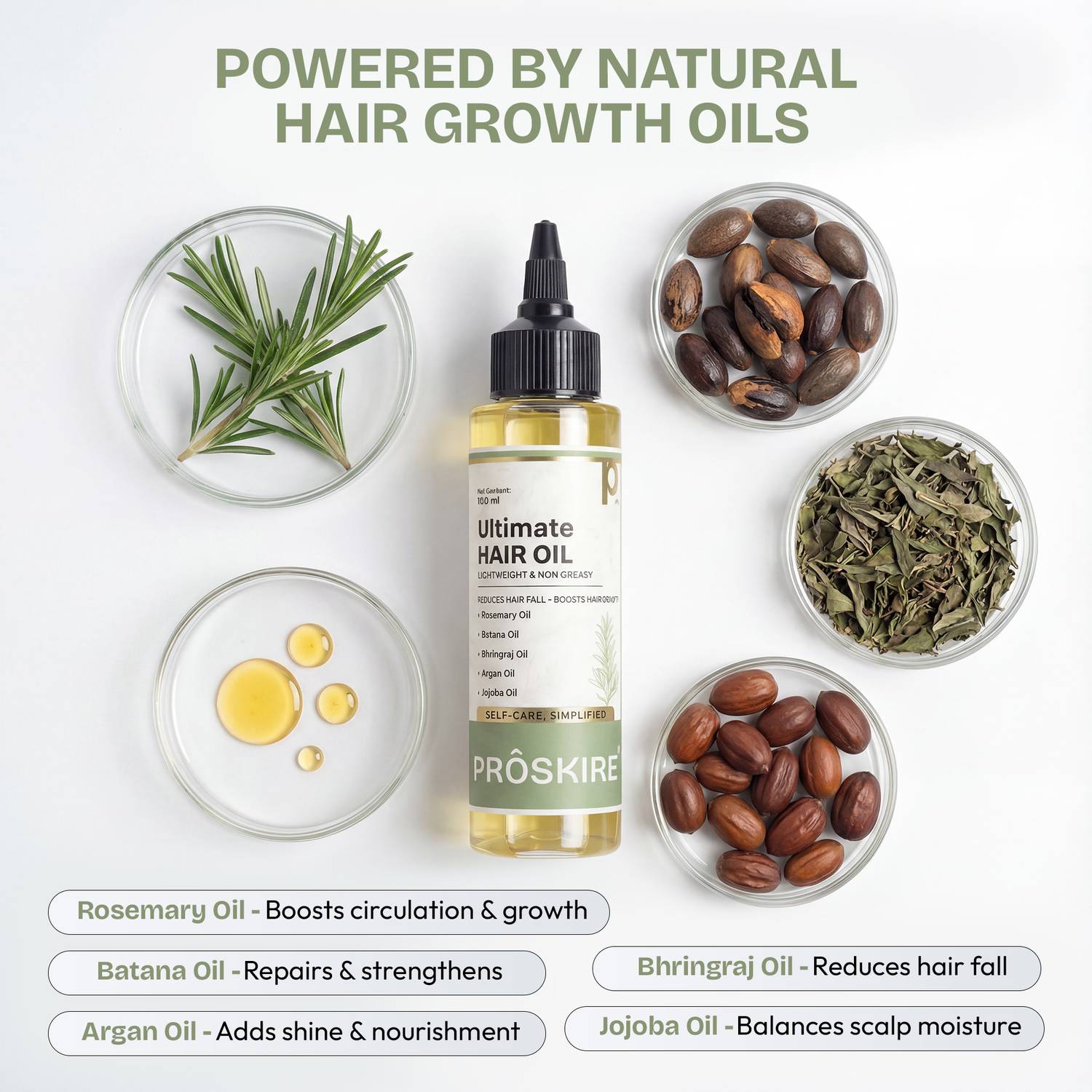 Proskire Ultimate Hair Growth Oil 30ml - Image 3