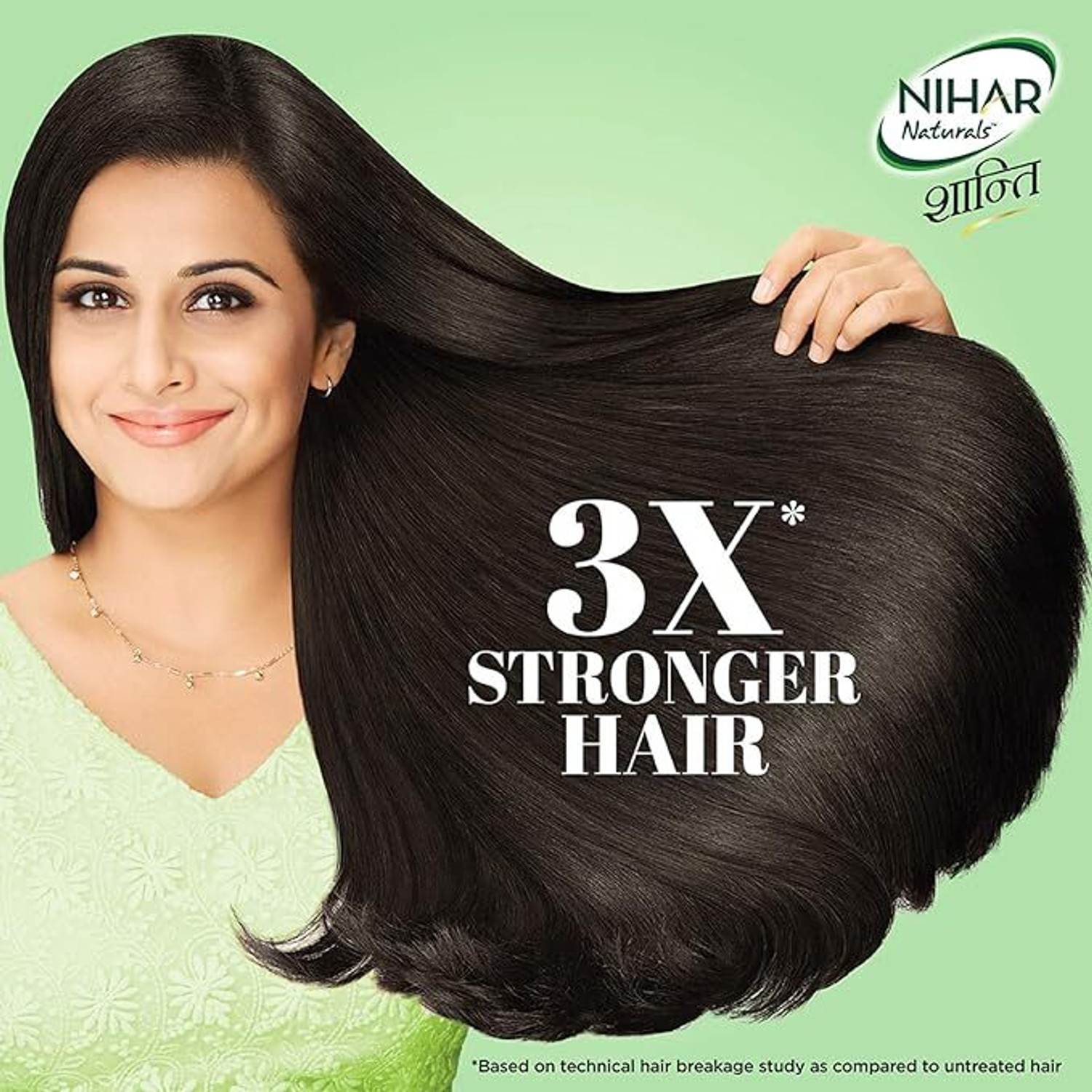 Image of Nihar Naturals Shanti Amla and Badam Hair Oil, For Black, Silky and Stronger Hair, 500 ml x 3 Hair Oil