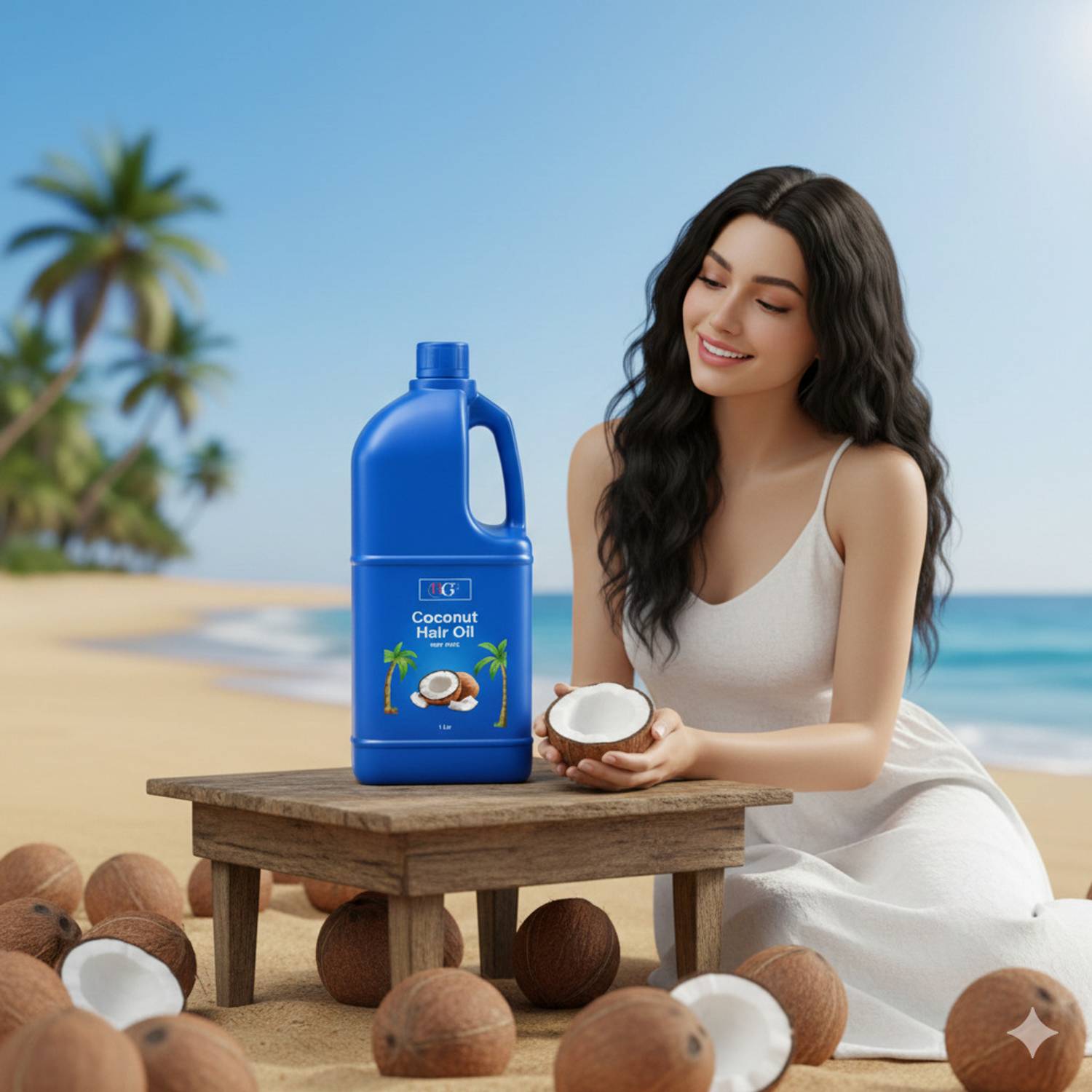 BELLYGRACE Coconut Oil for Hair Growth & Skin Moisturizing – Non-Edible Hair Oil
