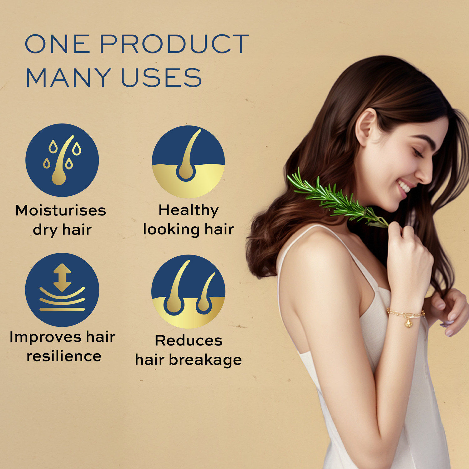Image of Parachute Advansed Rosemary Essential Oil | 100% Pure | Thick & Voluminous Hair