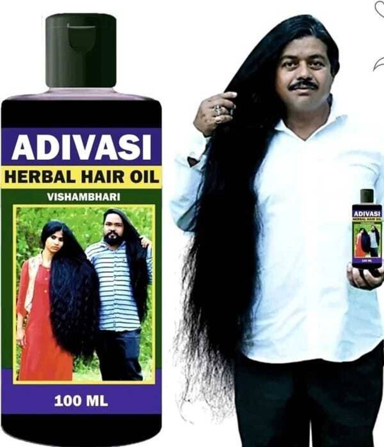 Adivasi Original Hair Growth oil Anti Dandruff Dandruff Free Mens & Women's Hair Oil