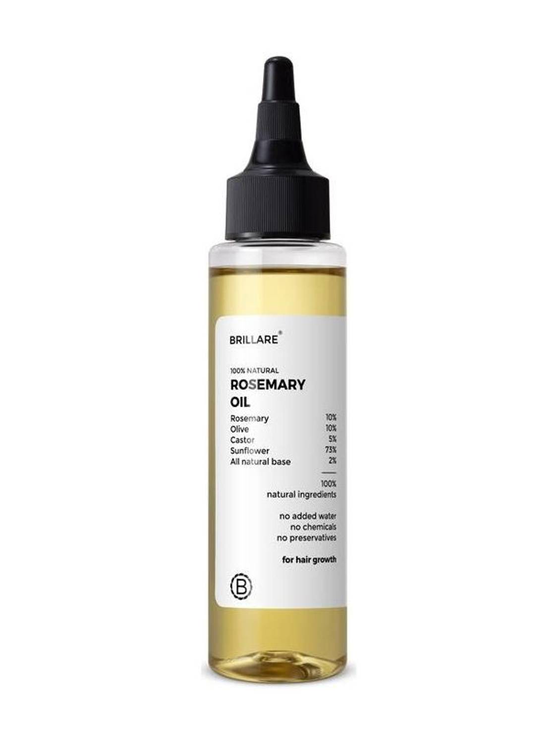 BRILLARE 10% Rosemary Hair Oil 100ml - Image 1