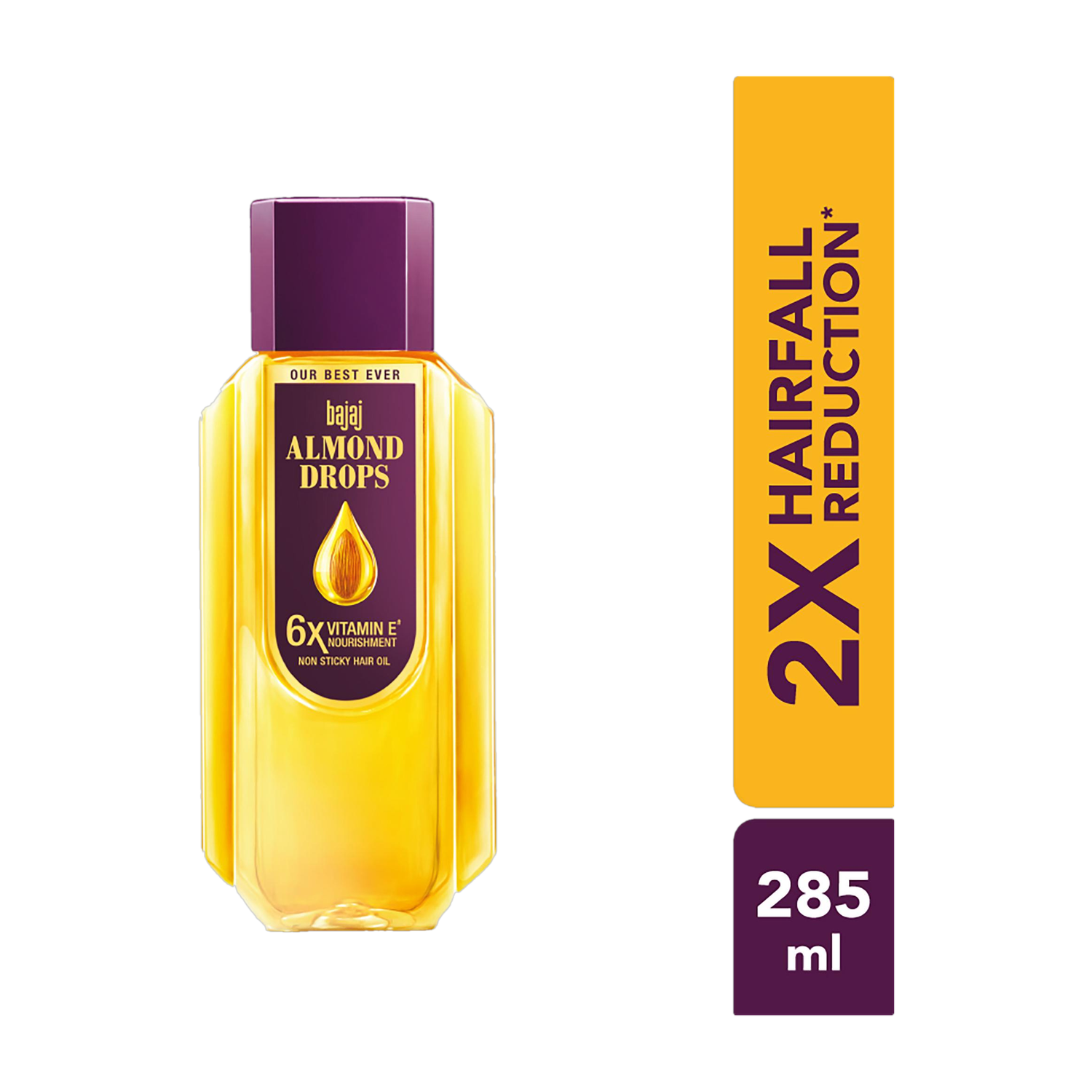 BAJAJ Almond Drops Hair Oil 190ml - Image 1
