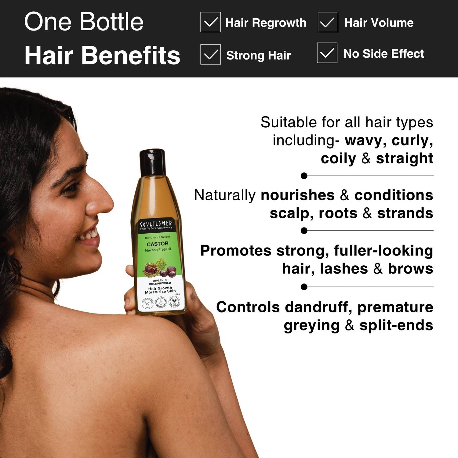 Soulflower Castor Oil 120ml - Image 5