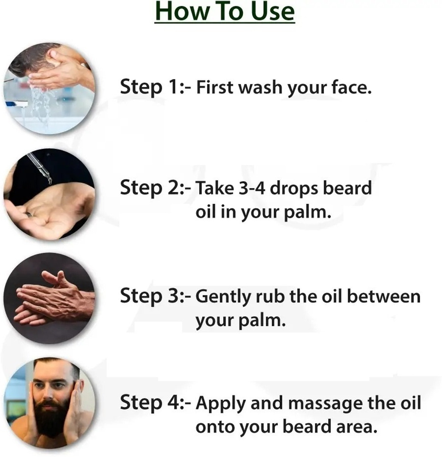 Image of dr. alestia Faster Beard Growth with 100% Natural Hair Oil (30 ml)