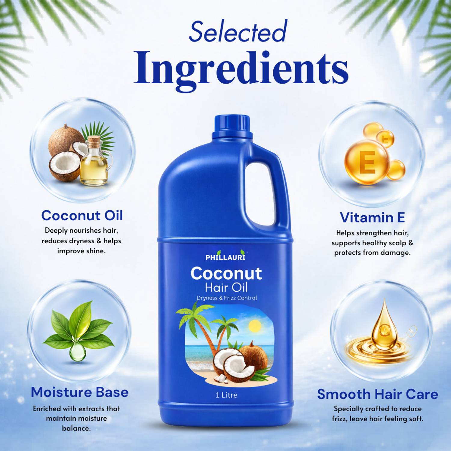 Phillauri Coconut Hair Oil 100 ml - Image 2