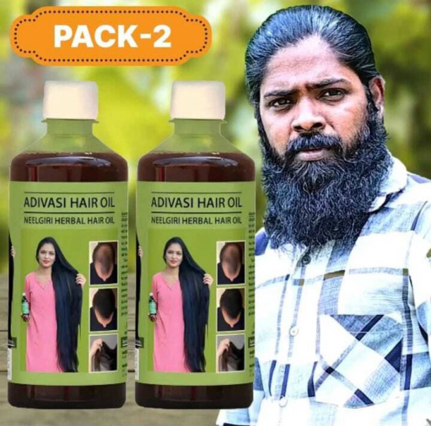 Adivasi original hair oil. Herbal Hair Growth Oil 500ml Anti Dandruff Hair Oil