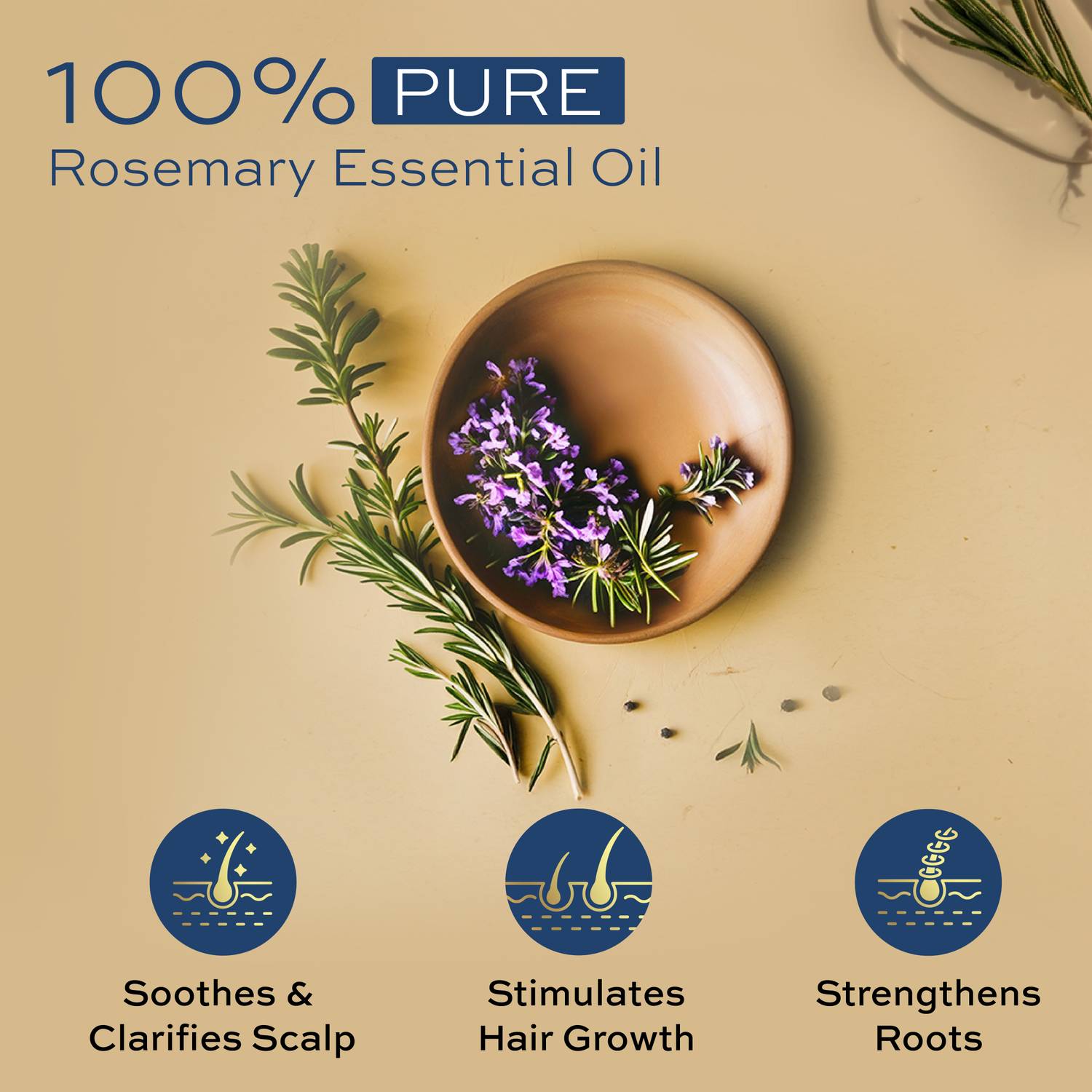 Parachute Rosemary Essential Oil 100ml - Image 2