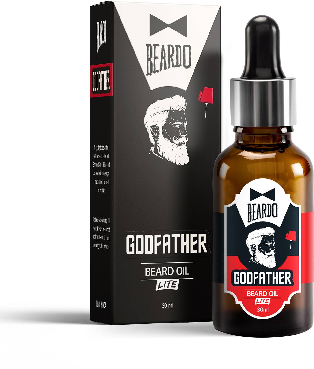 BEARDO Godfather Lite Beard and Moustache Oil For Men 30 ml Non-S