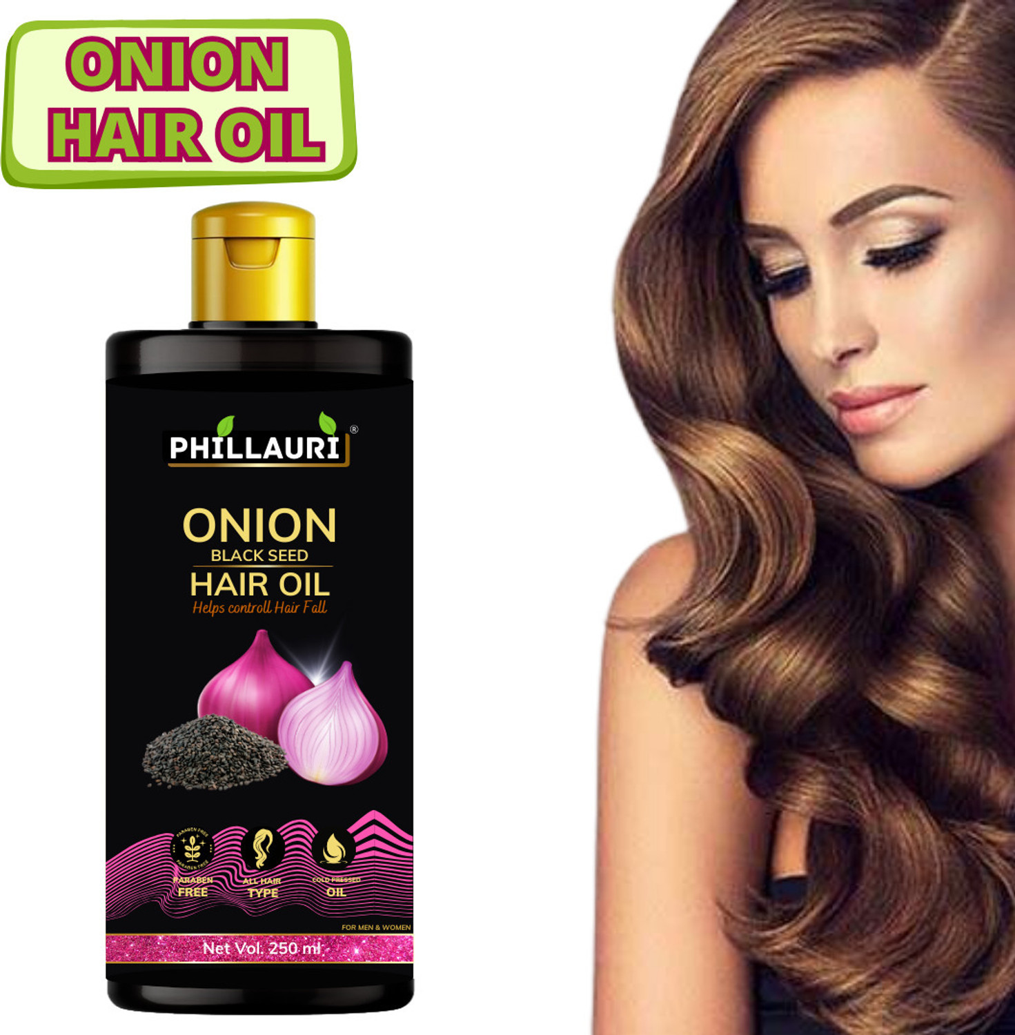 Image of Phillauri Fast Hair Growth and Dandruff Control Hair Oil