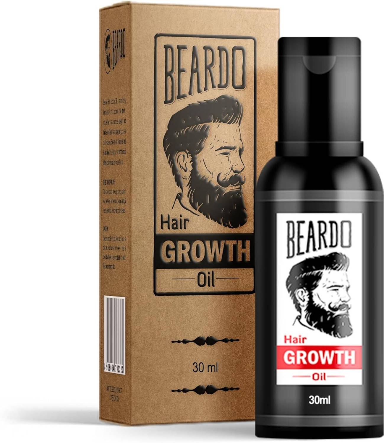 BEARDO Men Beard & Hair Growth Oil 30ml - Image 1