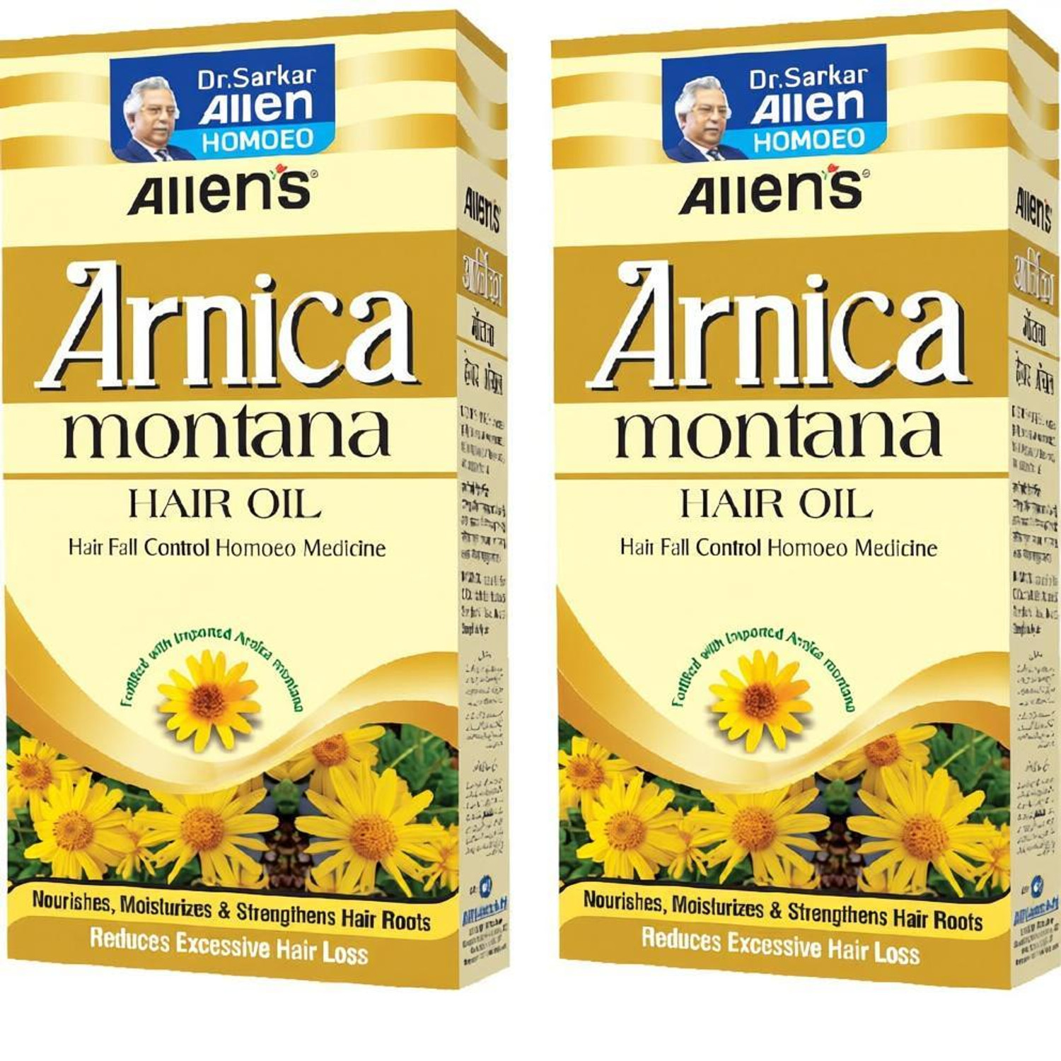Image of Allen's Arnica Montana Hair Oil (Pack of 2) Hair Oil