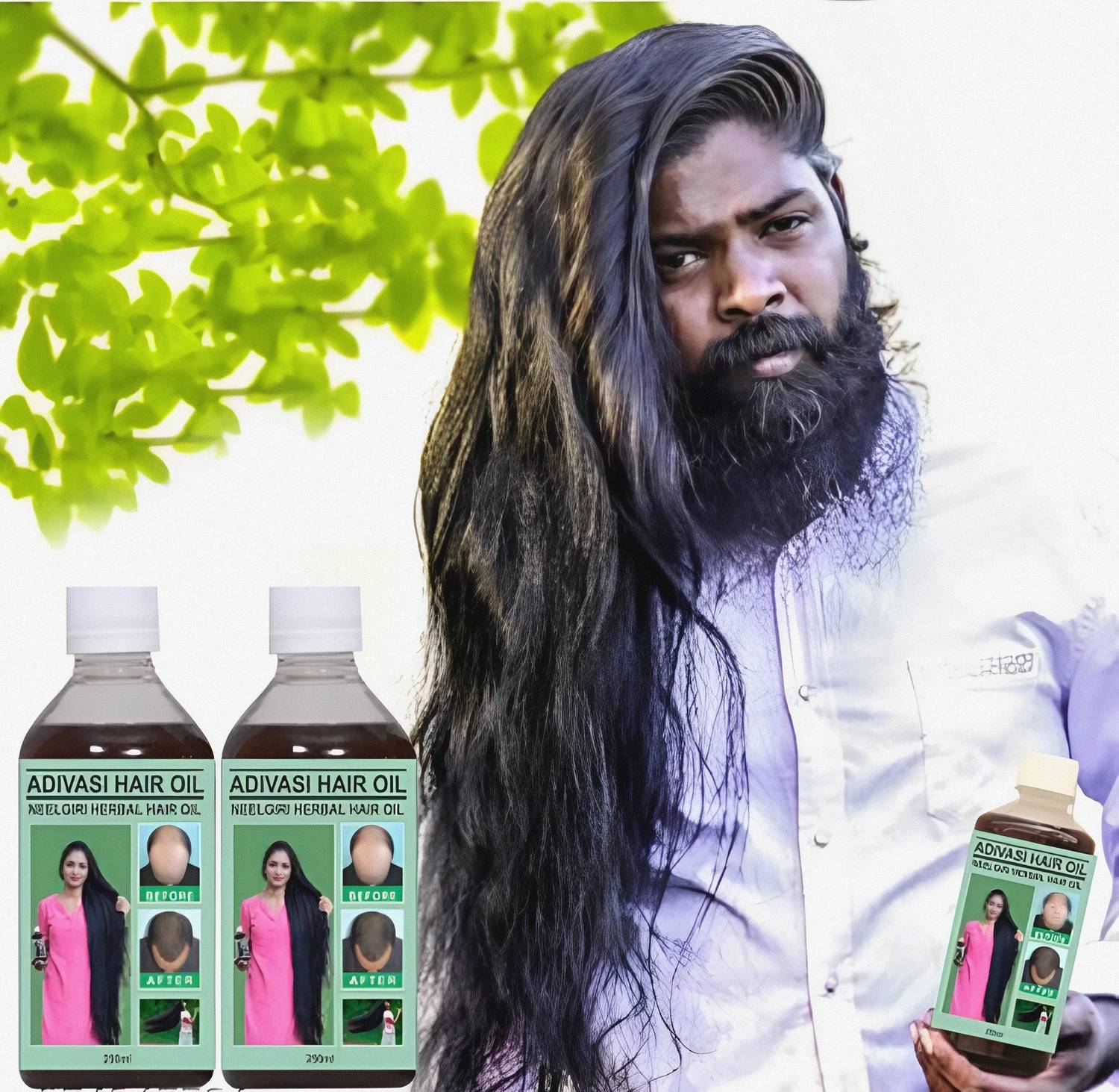 Adivasi NEELGIRI HERBAL HAIR OIL 500ML. Hair Oil