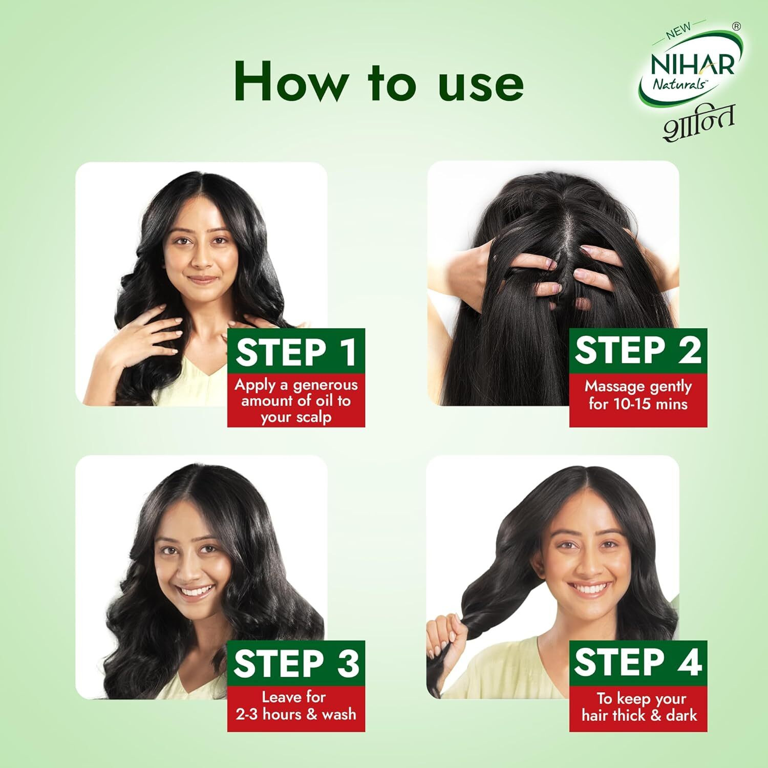 Image of Dabur Nihar Naturals Shanti Amla Badam Hair Oil 300 ML Hair Oil