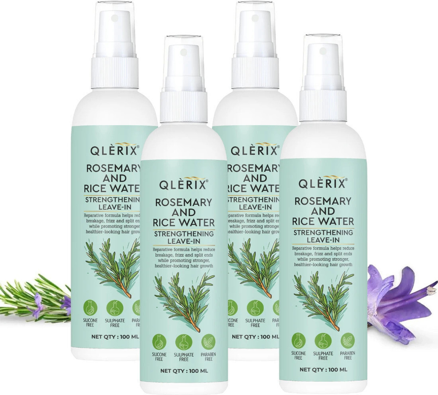 Image of QLERIX Rice water Spray Mist for Hair Regrowth for Men and Women Hair Oil