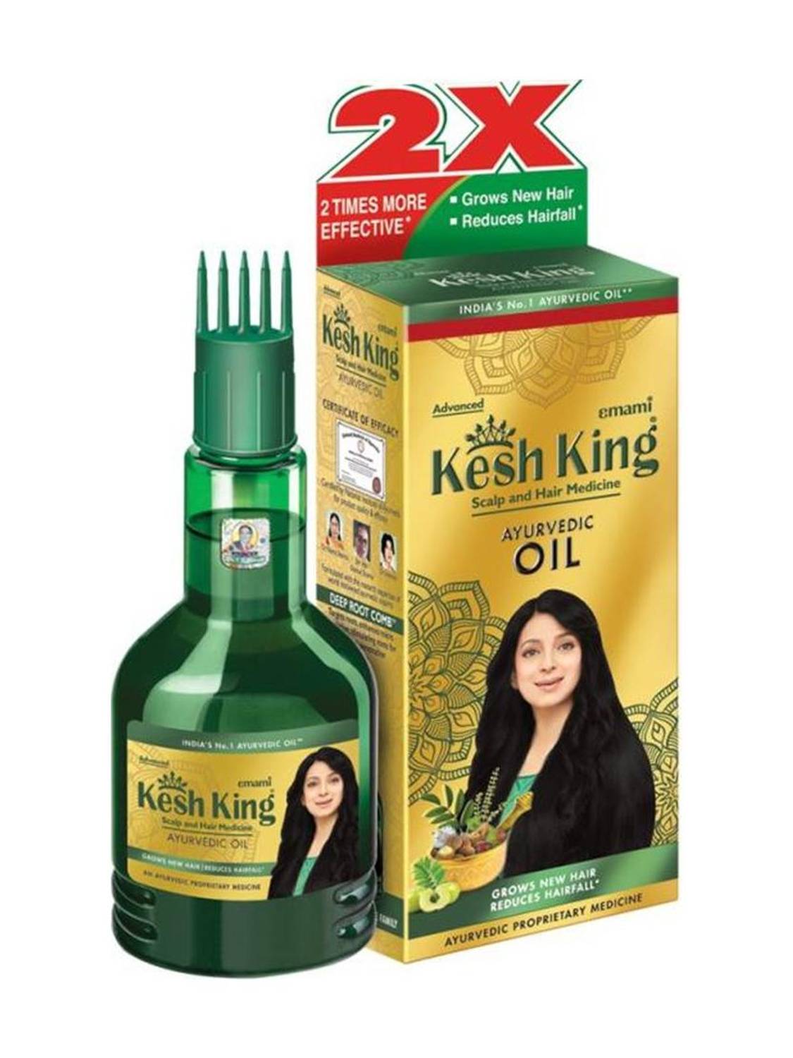 EMAMI King Scalp & Hair Medicine Ayurvedic Oil 100ml - Image 1