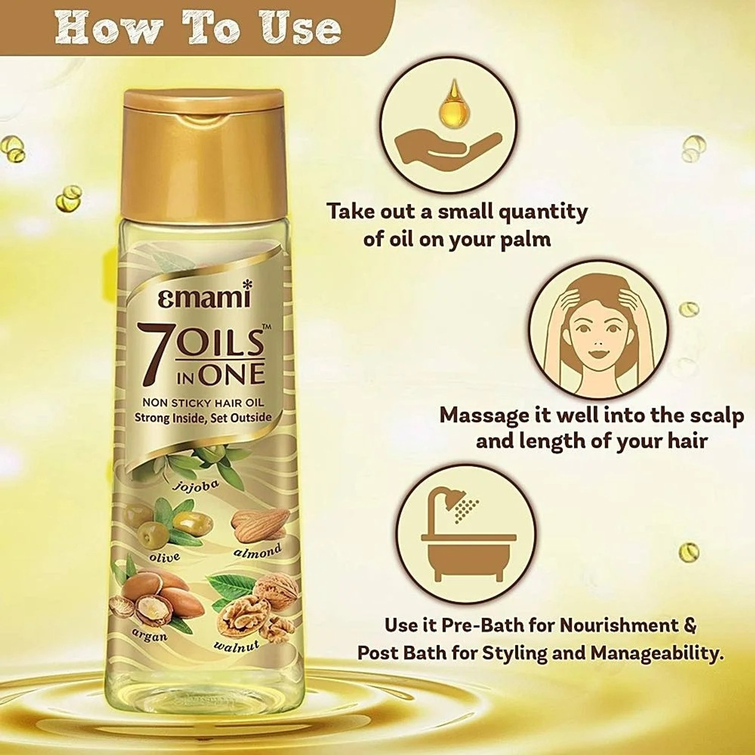 Image of EMAMI 7 Oils in One Hair Oil