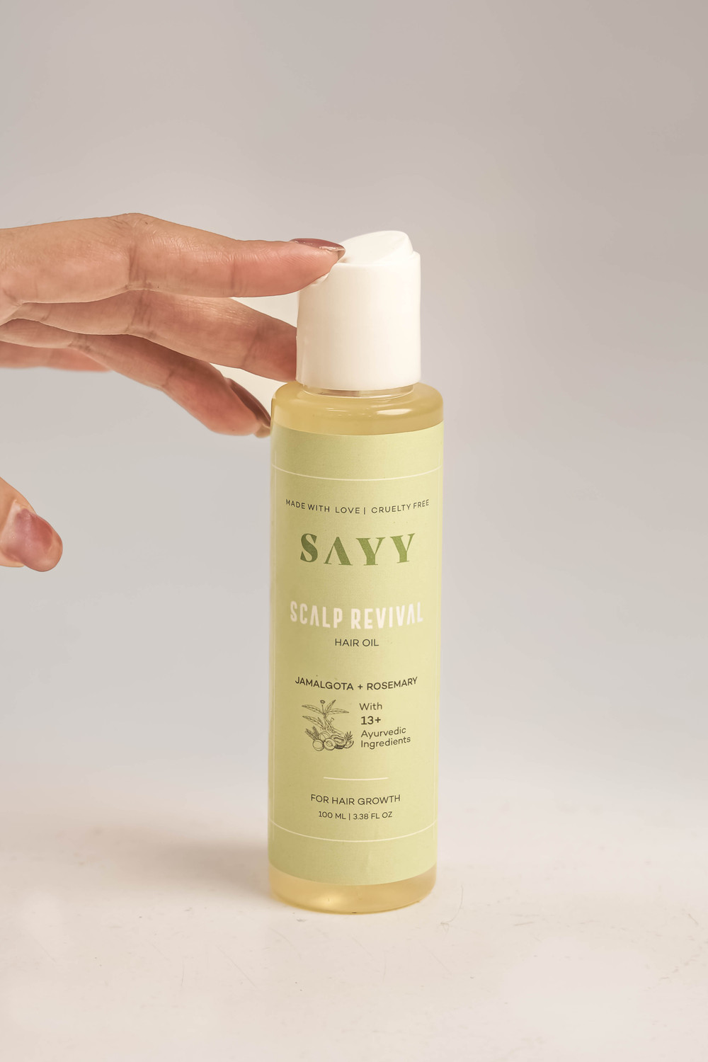 Image of SAYY Rosemary Hair Oil With 13+ Ayurvedic Oils Extracts For Hair Growth Hair Oil