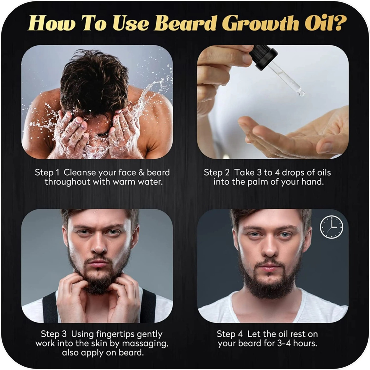 Image of dr. alestia Faster Beard Growth with 100% Natural Hair Oil (30 ml)