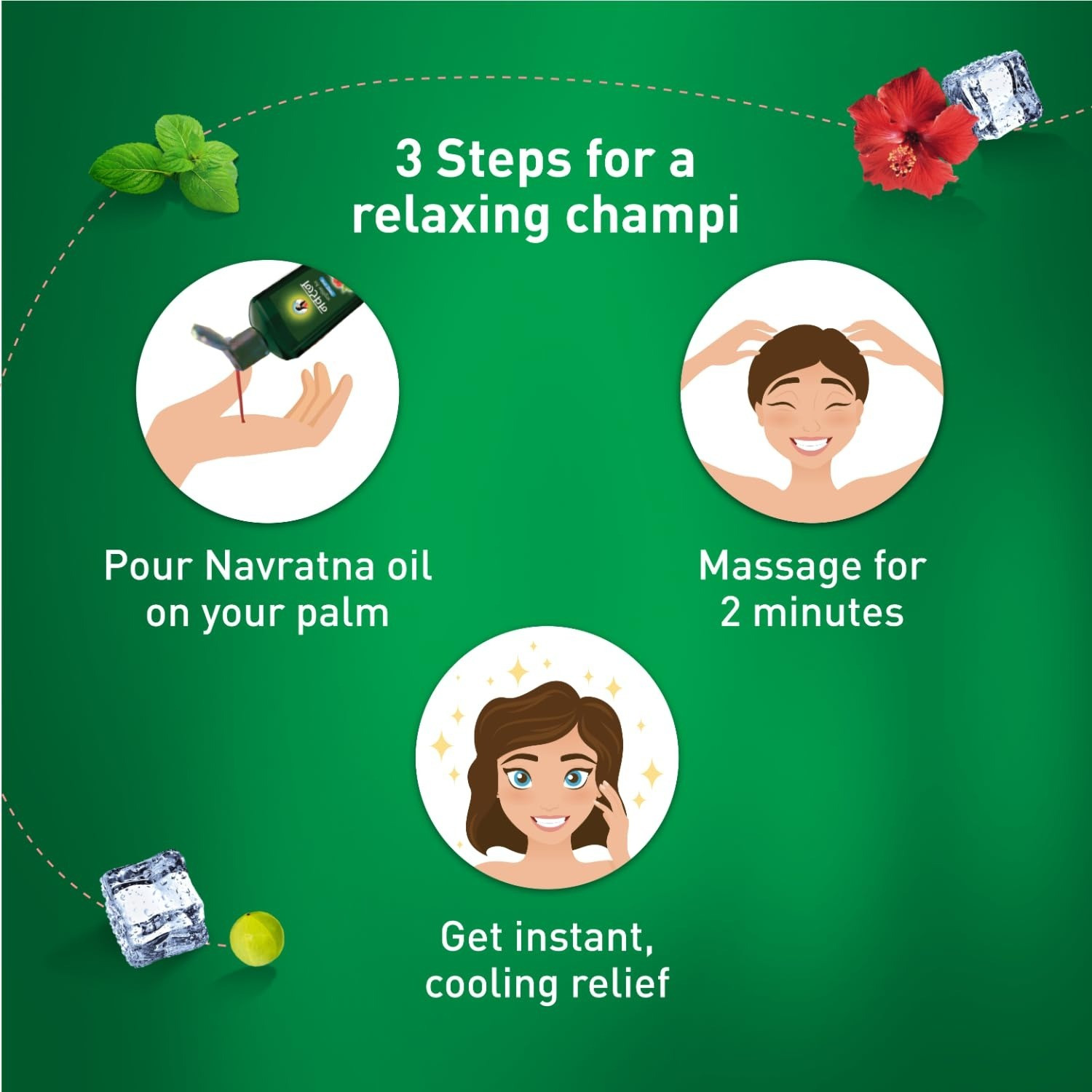 Image of Navratna Ayurvedic Green OIL Hair Oil