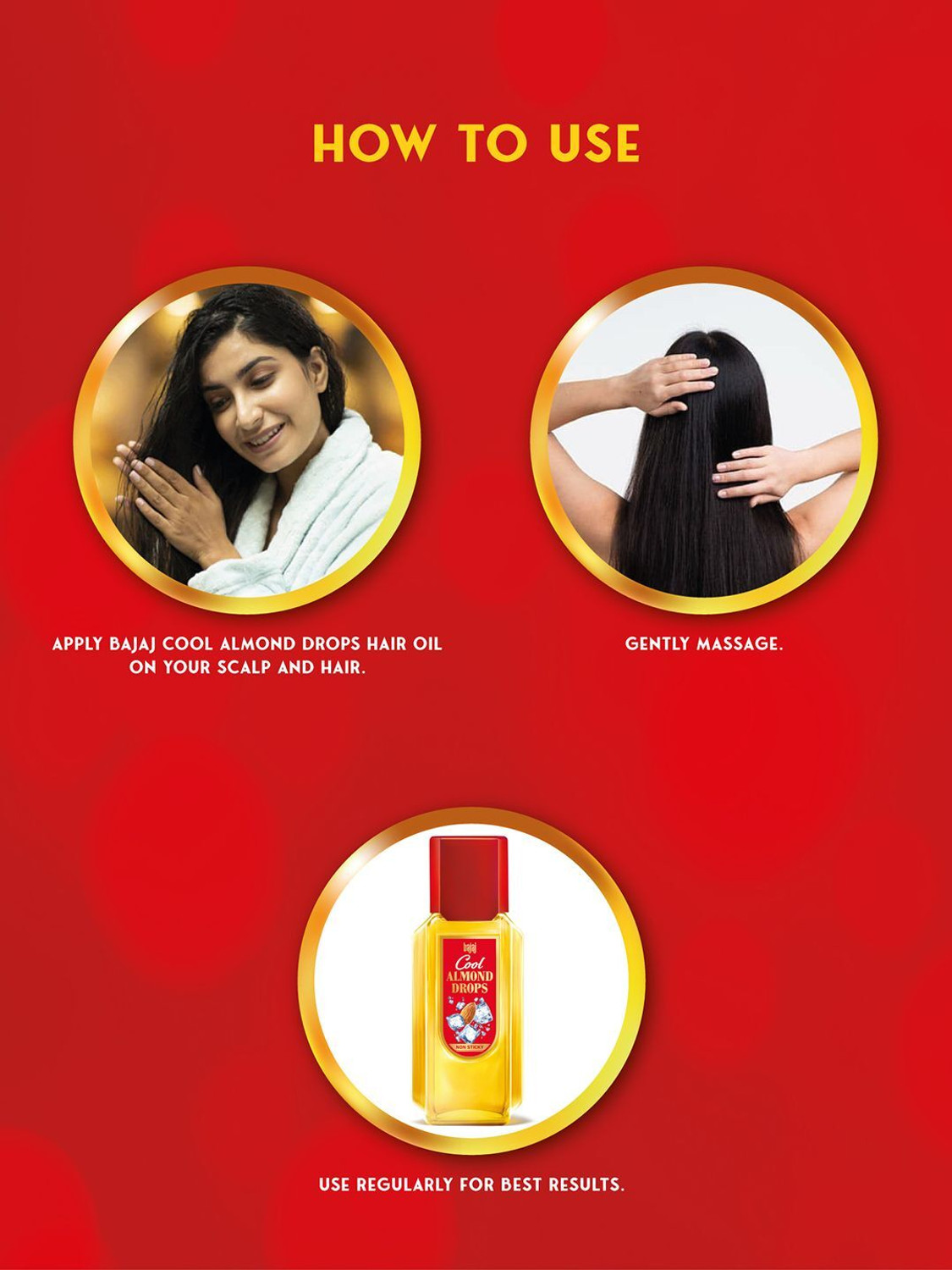 Image of BAJAJ Cool Almond Drops Hair Oil