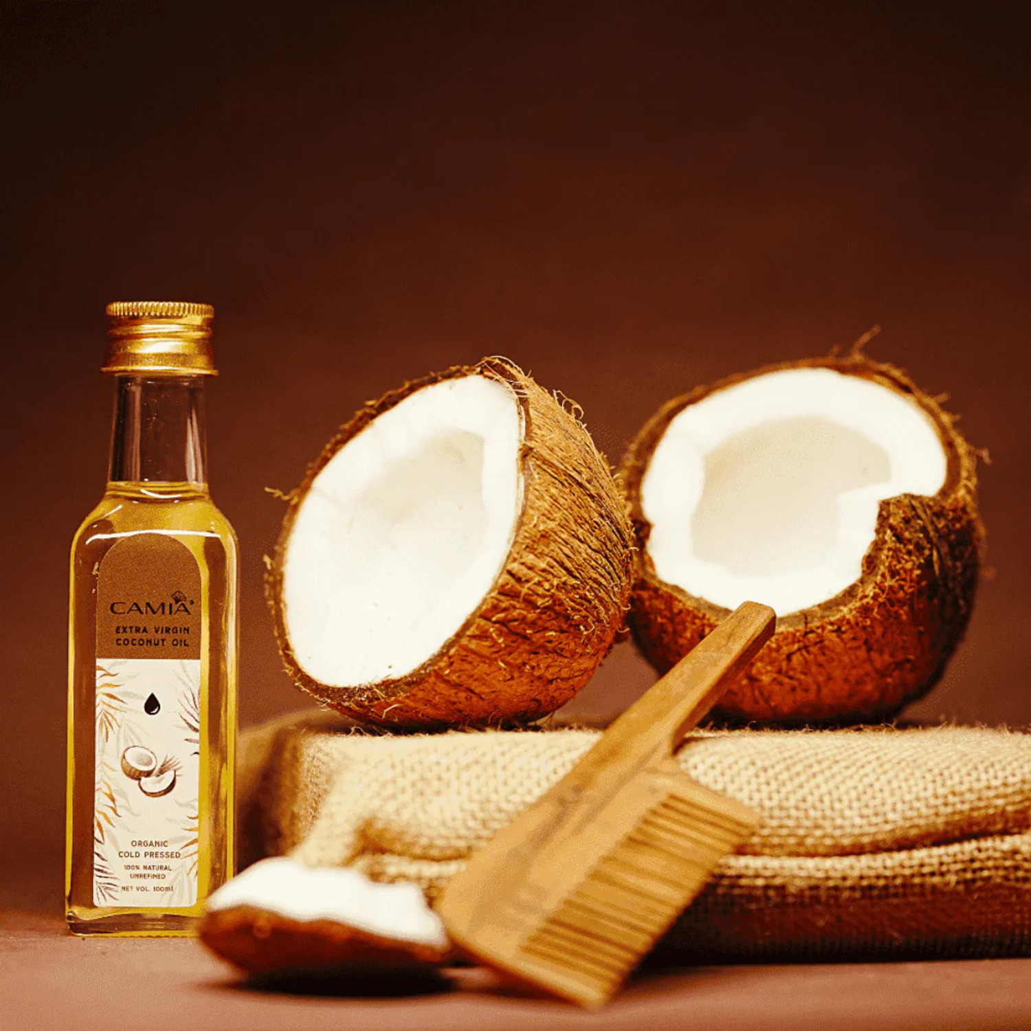 Image of CAMIA EXTRA VIRGIN COCONUT OIL|ORGANIC Hair Oil