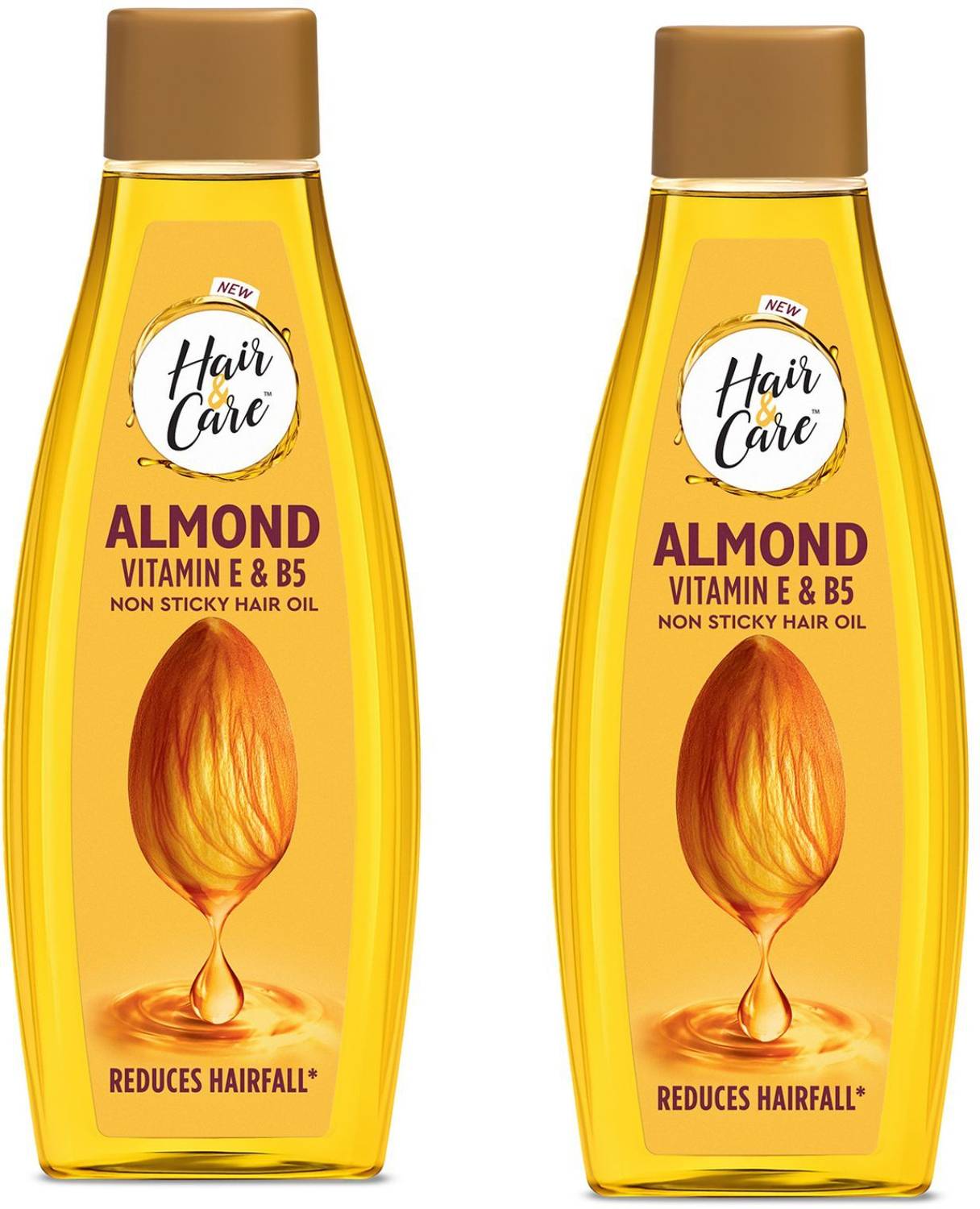HAIR & CARE With Walnut & Almond,Non-Sticky Hair Oil Rs. 226 - Flipkart