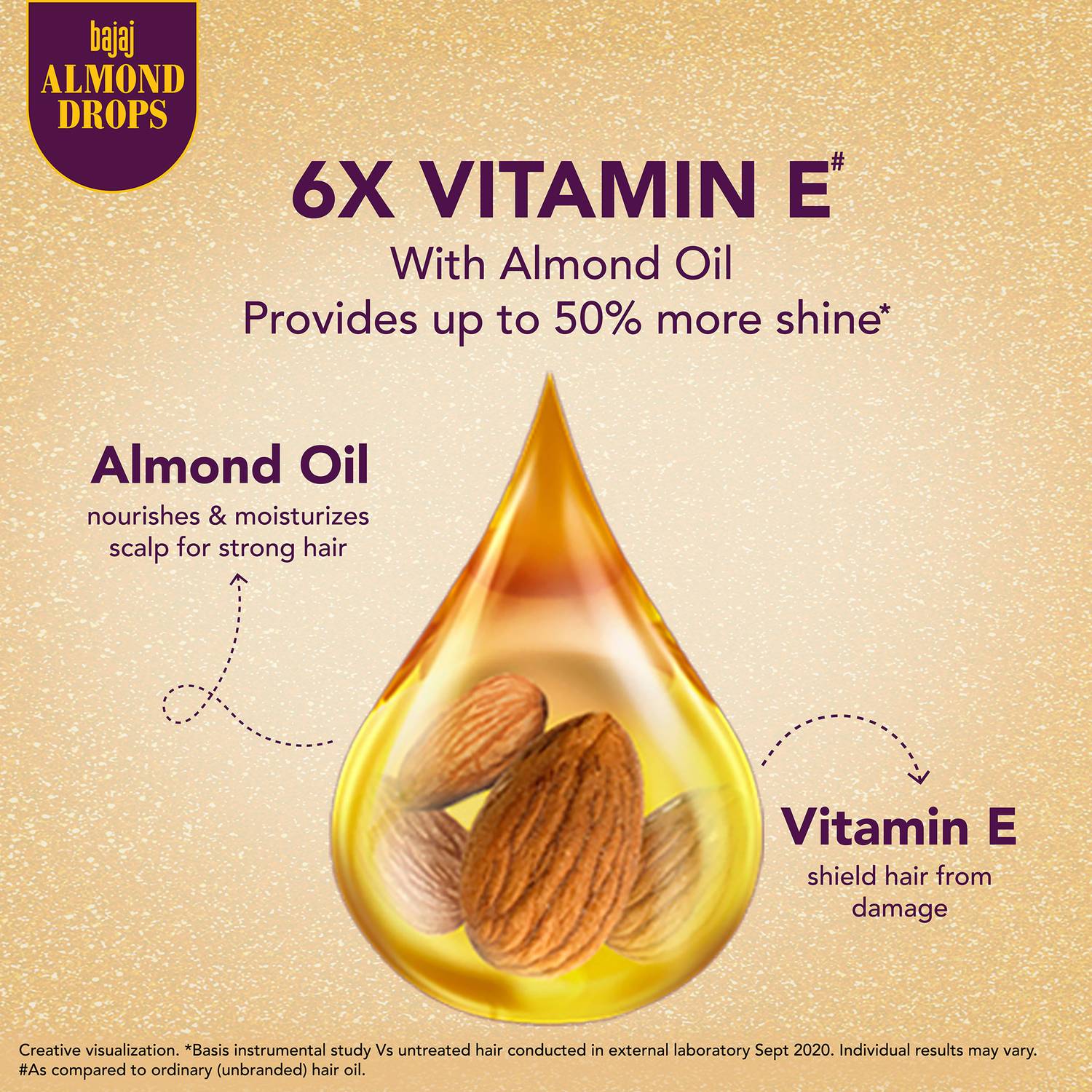 BAJAJ Almond Drops Hair Oil 190ml - Image 3