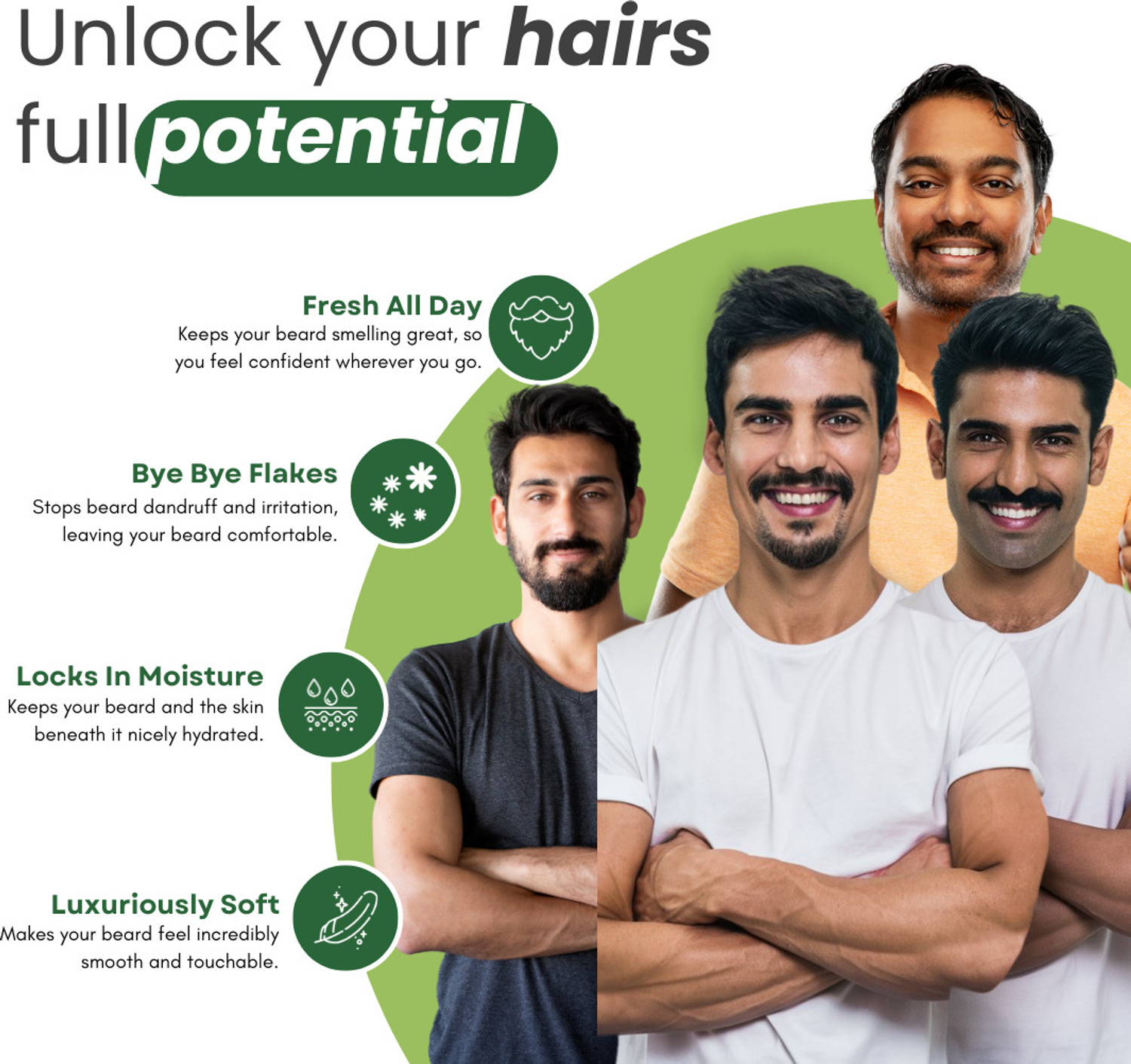 Image of Dr.Vedic Beard Hair Growth Oil For Faster Beard Growth And Thicker Looking Beard Hair Oil (30 g)