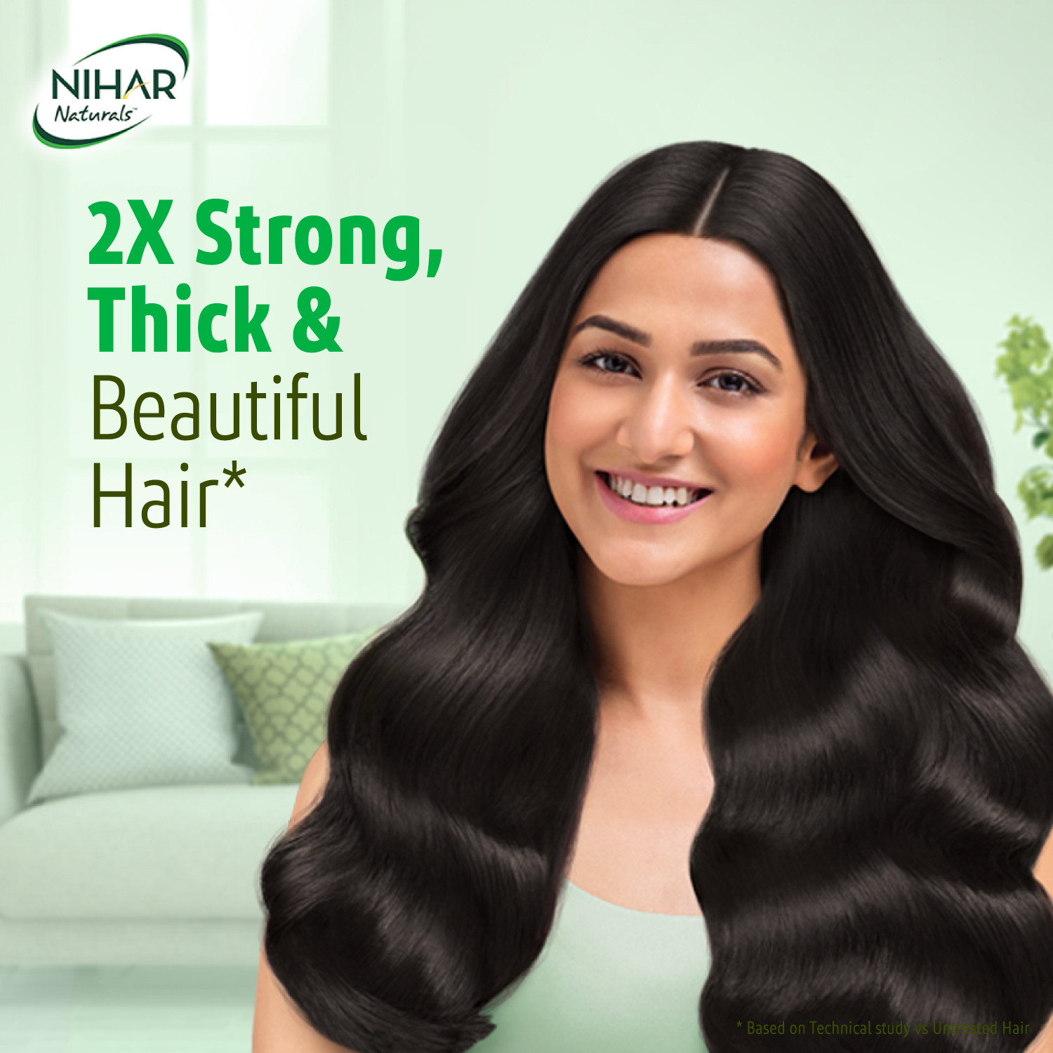 Image of NIHAR Naturals Non Sticky, Coconut Hair Oil For Thick & Strong Hair, Jasmine Hair Oil