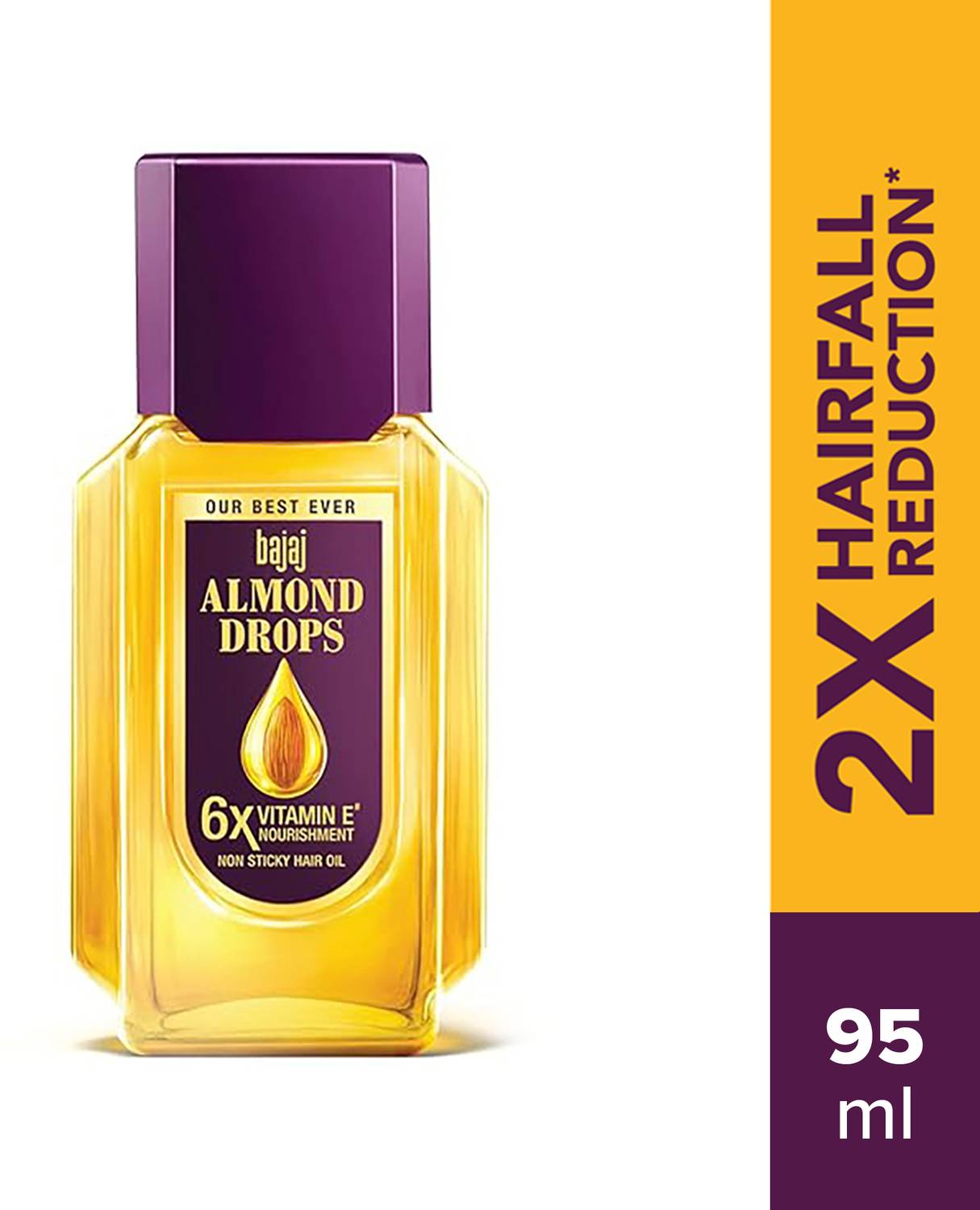 BAJAJ Almond Drop Hair Oil ,95 ml Hair Oil (95 ml)