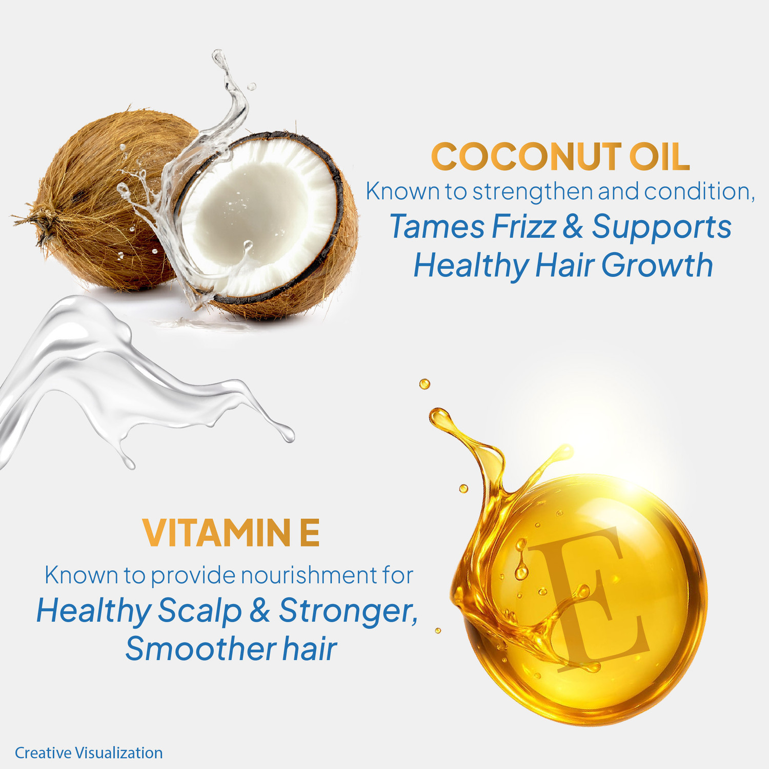 Image of Bajaj Gold Coconut Hair Oil, Enriched With Vitamin E Hair Oil