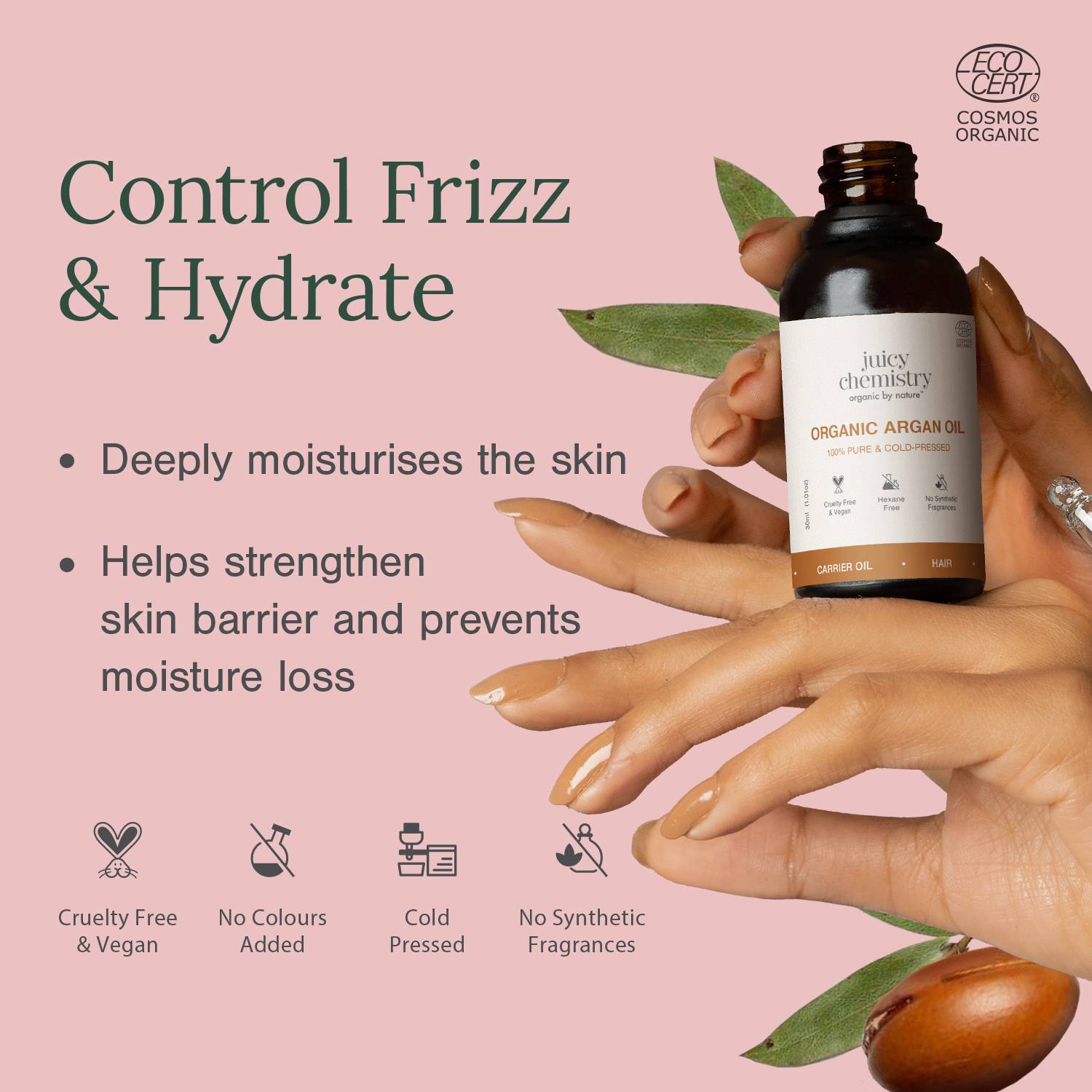 Juicy Chemistry Argan Oil 30ml - Image 4