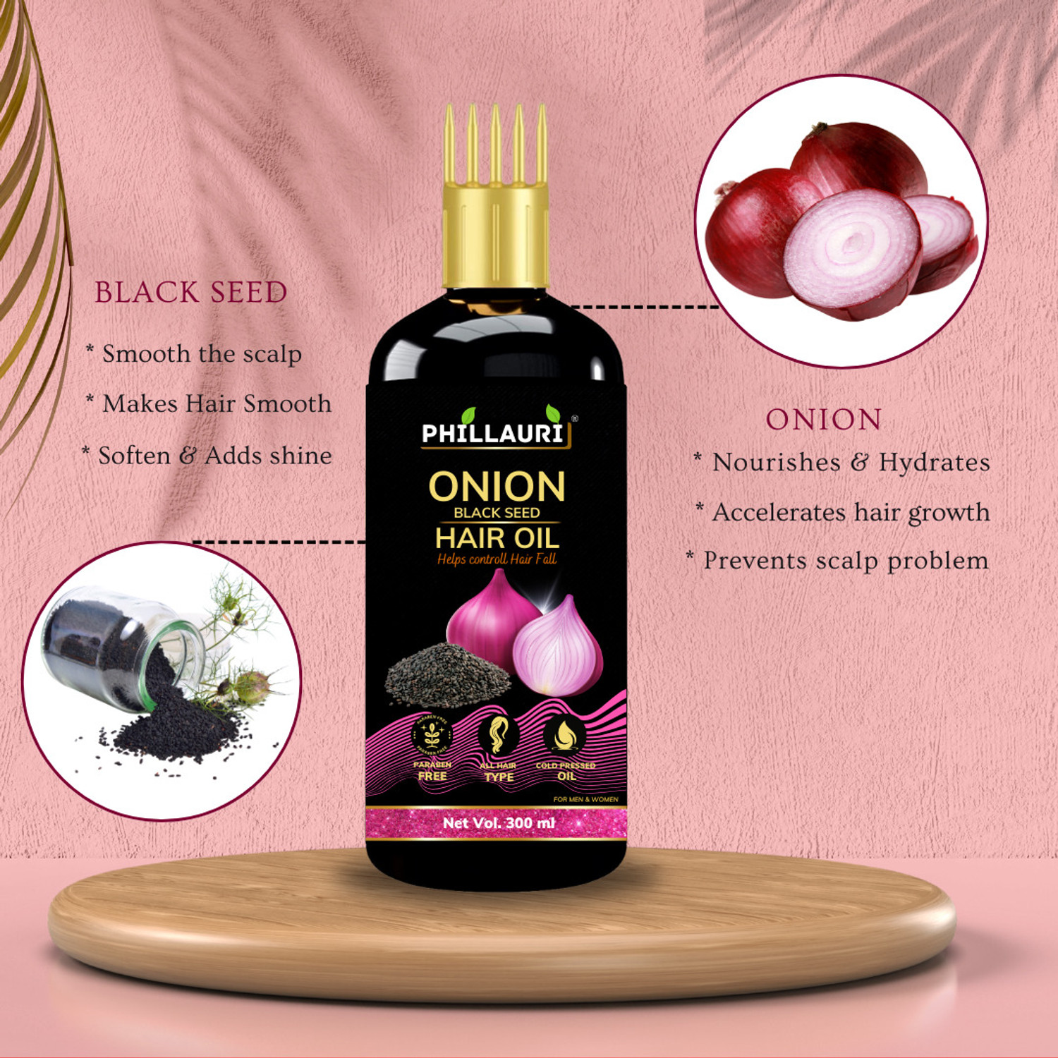Image of Phillauri Fast Hair Growth and Dandruff Control Hair Oil