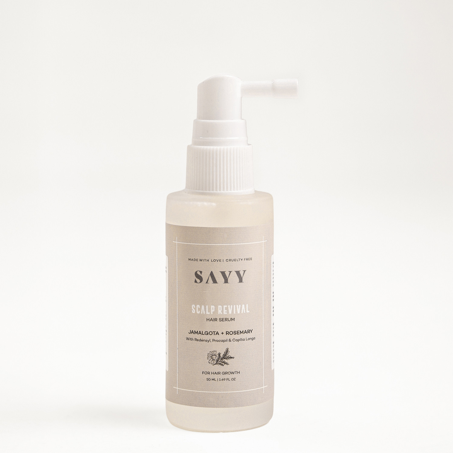 Image of SAYY Scalp Revival Hair Serum |Lightweight Non-Greasy | Daily Scalp Care