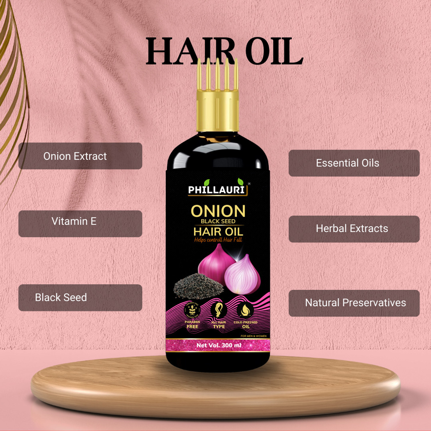 Image of Phillauri Fast Hair Growth and Dandruff Control Hair Oil
