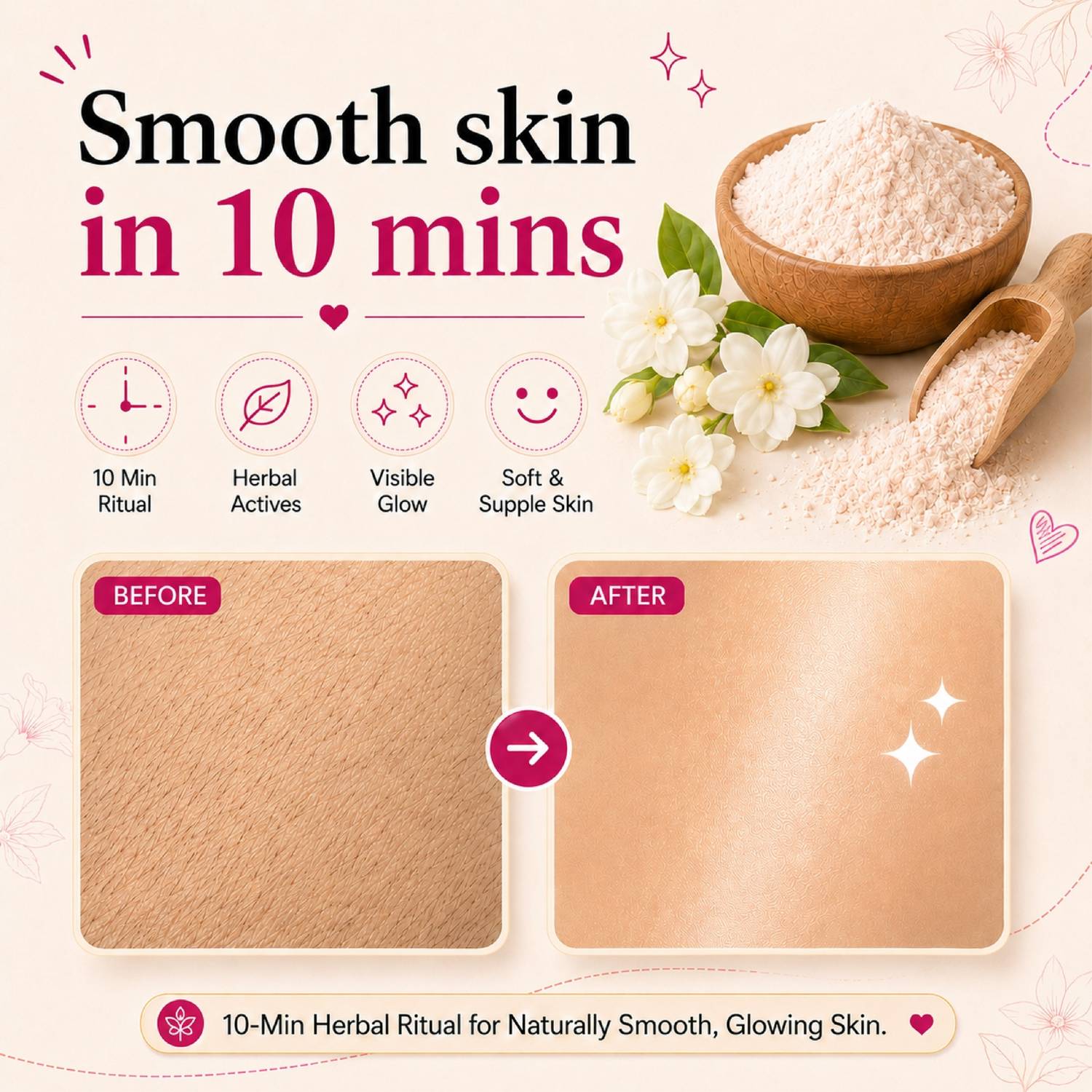 MEEOOW CLUB 10 Min Painless Body Wax – Mogra Hair Removal Powder - Image 4