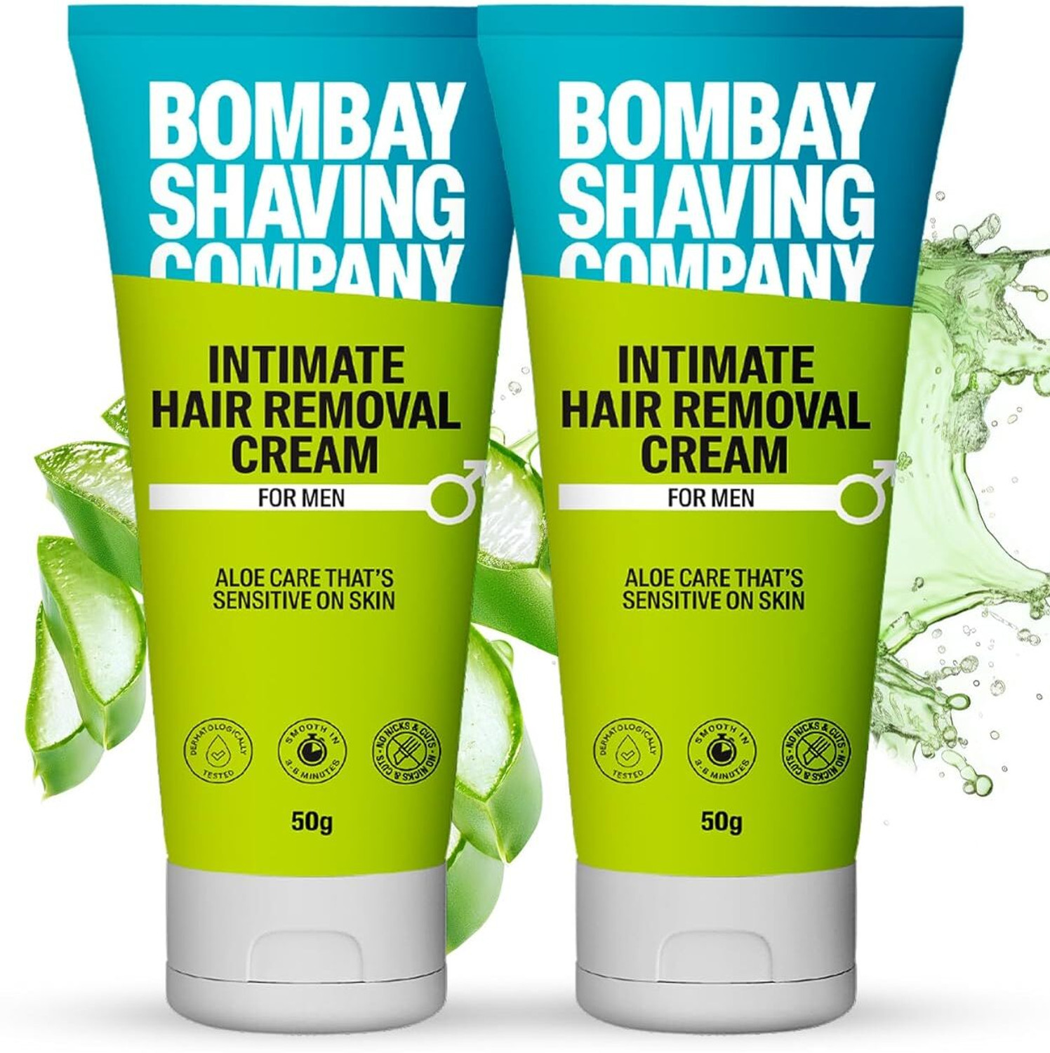 Image of BOMBAY SHAVING COMPANY Intimate Hair Removal Cream | Painless Pubic Hair Remover For Sensitive Area Cream