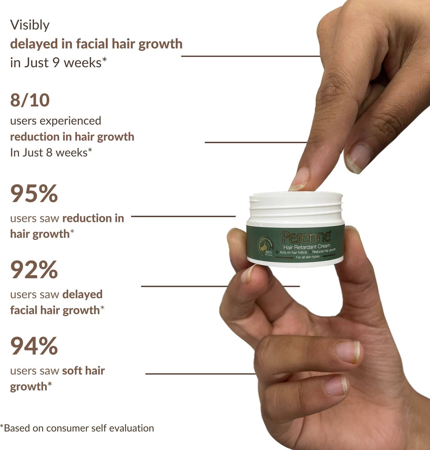 Perenne Hair Retardant Cream - Image 3