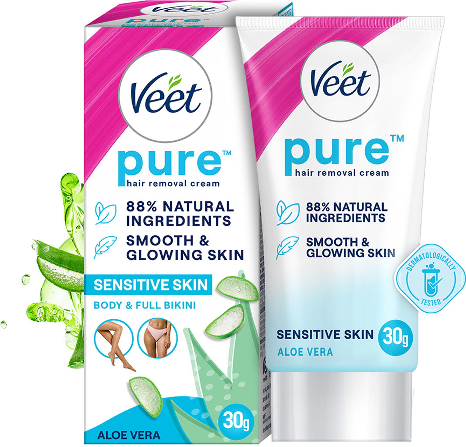 Image of Veet Wax for Body Bikini, Women Hair Removal, with aloe vera, for sensitive skin care Cream