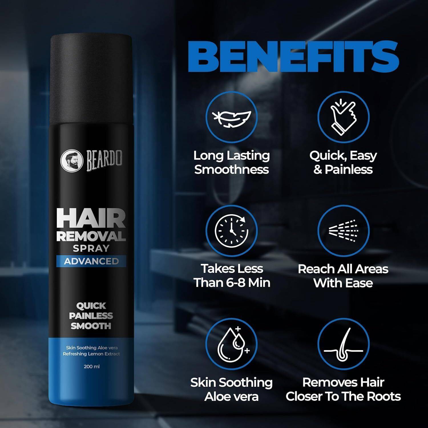 BEARDO Hair Removal Spray for Men - Image 4