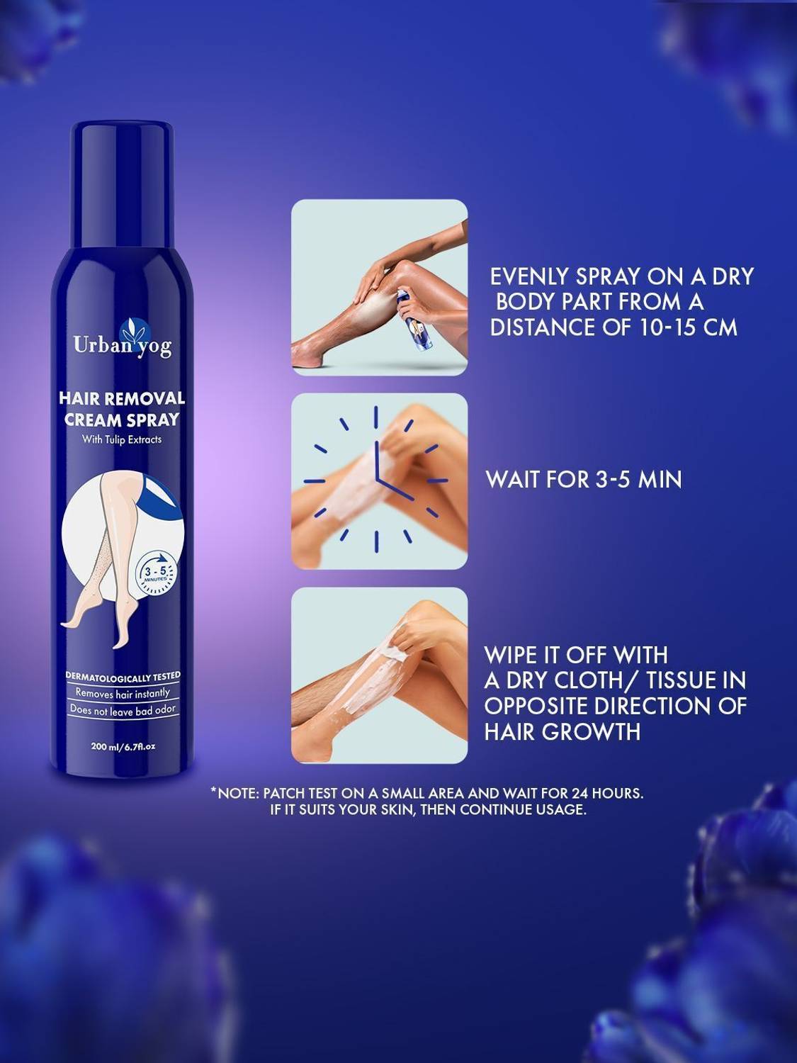 URBANYOG Hair Removal Cream Spray - Image 4