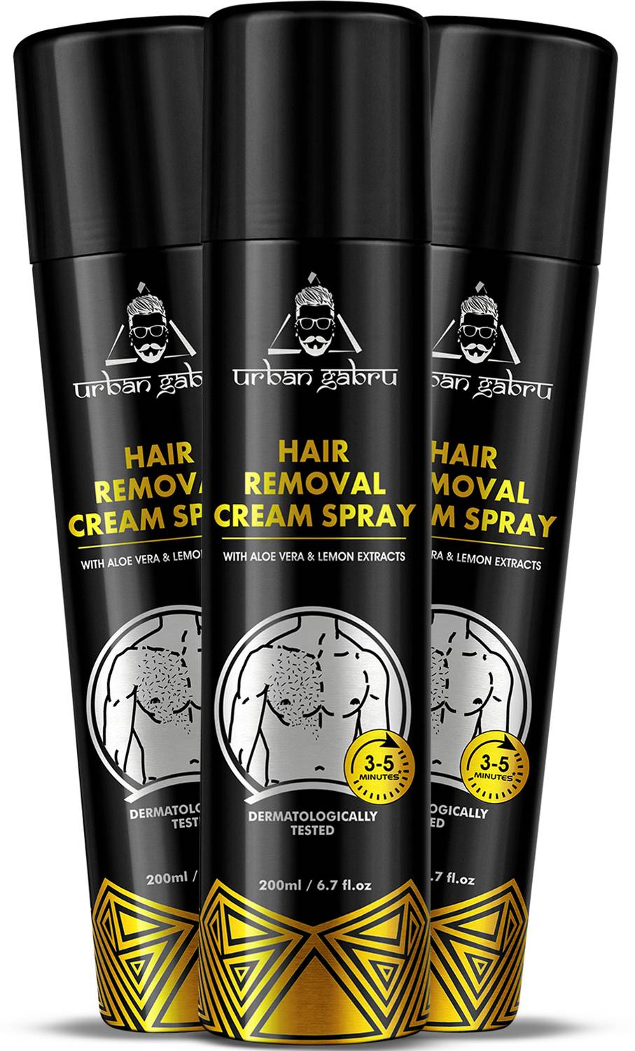urbangabru Hair Removal Cream for Men Chest, Back, Legs, Under Ar