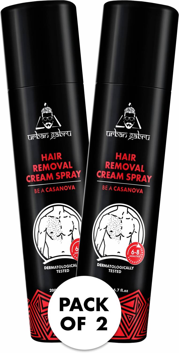 urbangabru Hair Removal Cream Spray Painless Body Hair Removal