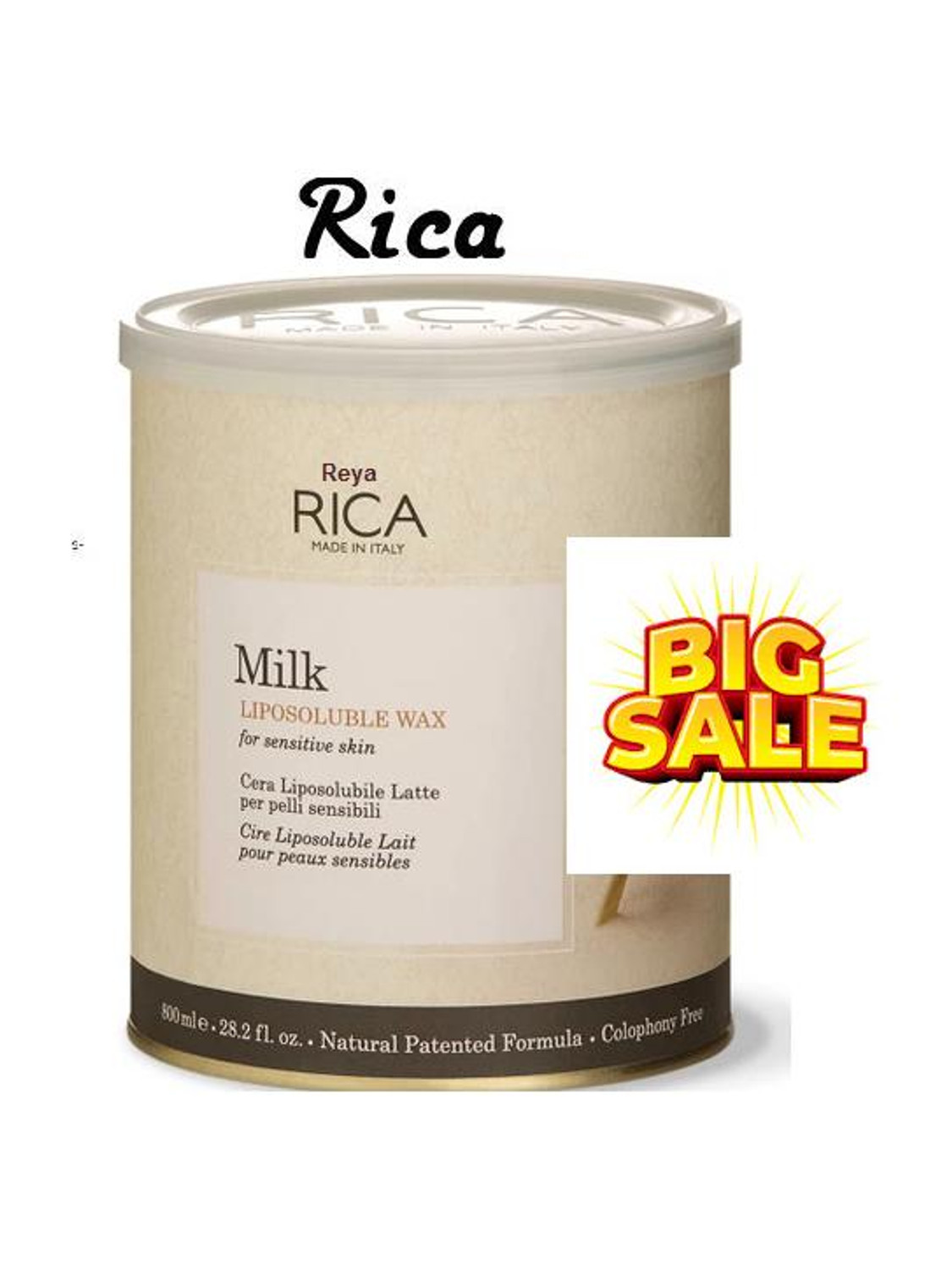 Reya Rica Milk Stripless Painless Hair Removal Wax wax Wax